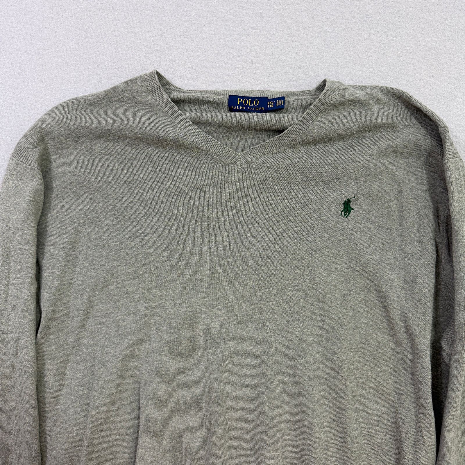 Polo Ralph Lauren Polo Ralph Lauren Sweater Men's 2XL Gray Crewneck Preppy Size US XXL / EU 58 / 5 - 2 Thumbnail