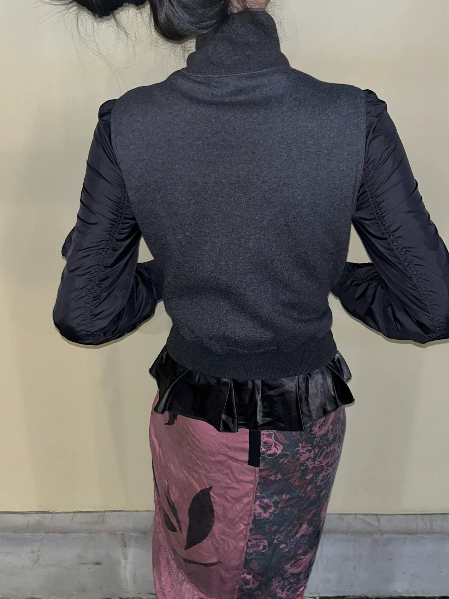 Sacai Sacai Luck 2012 Autumn/Winter Multi-fabric Baseball Jacket Size M / US 6-8 / IT 42-44 - 5 Thumbnail