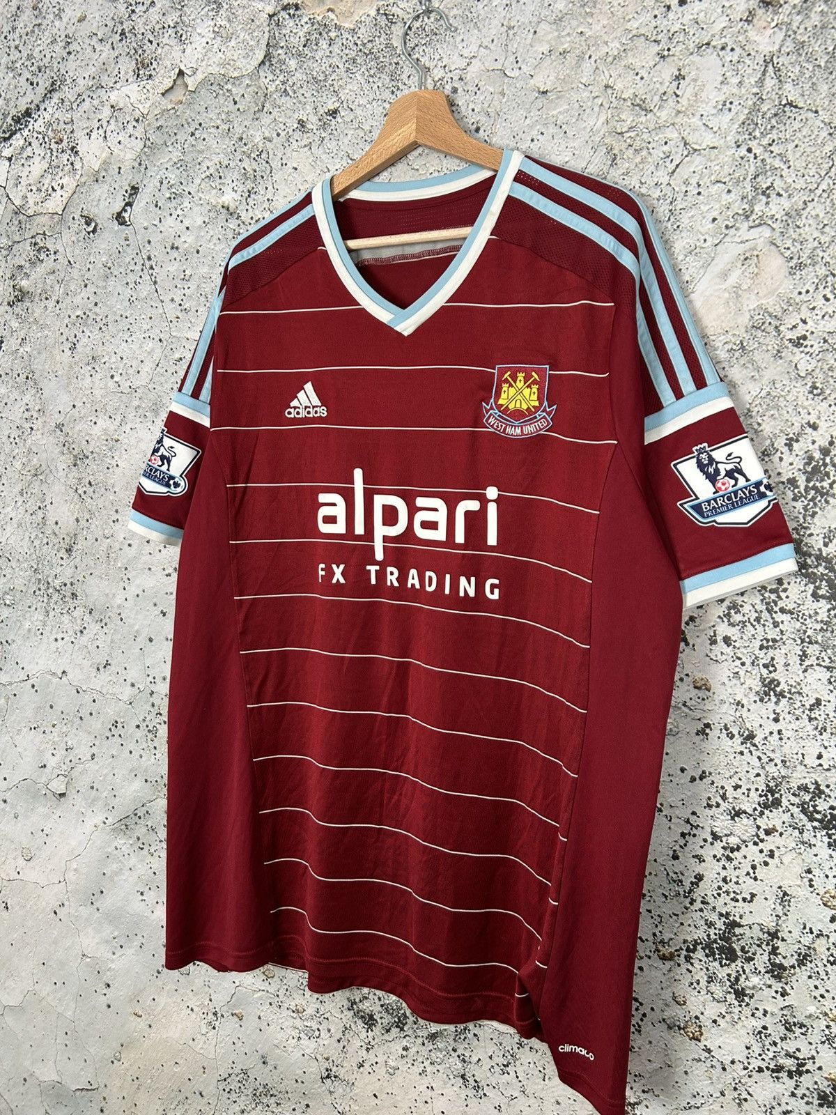 Adidas Vintage Adidas West Ham United Moore Soccer Jersey Football Size US XXL / EU 58 / 5 - 3 Thumbnail