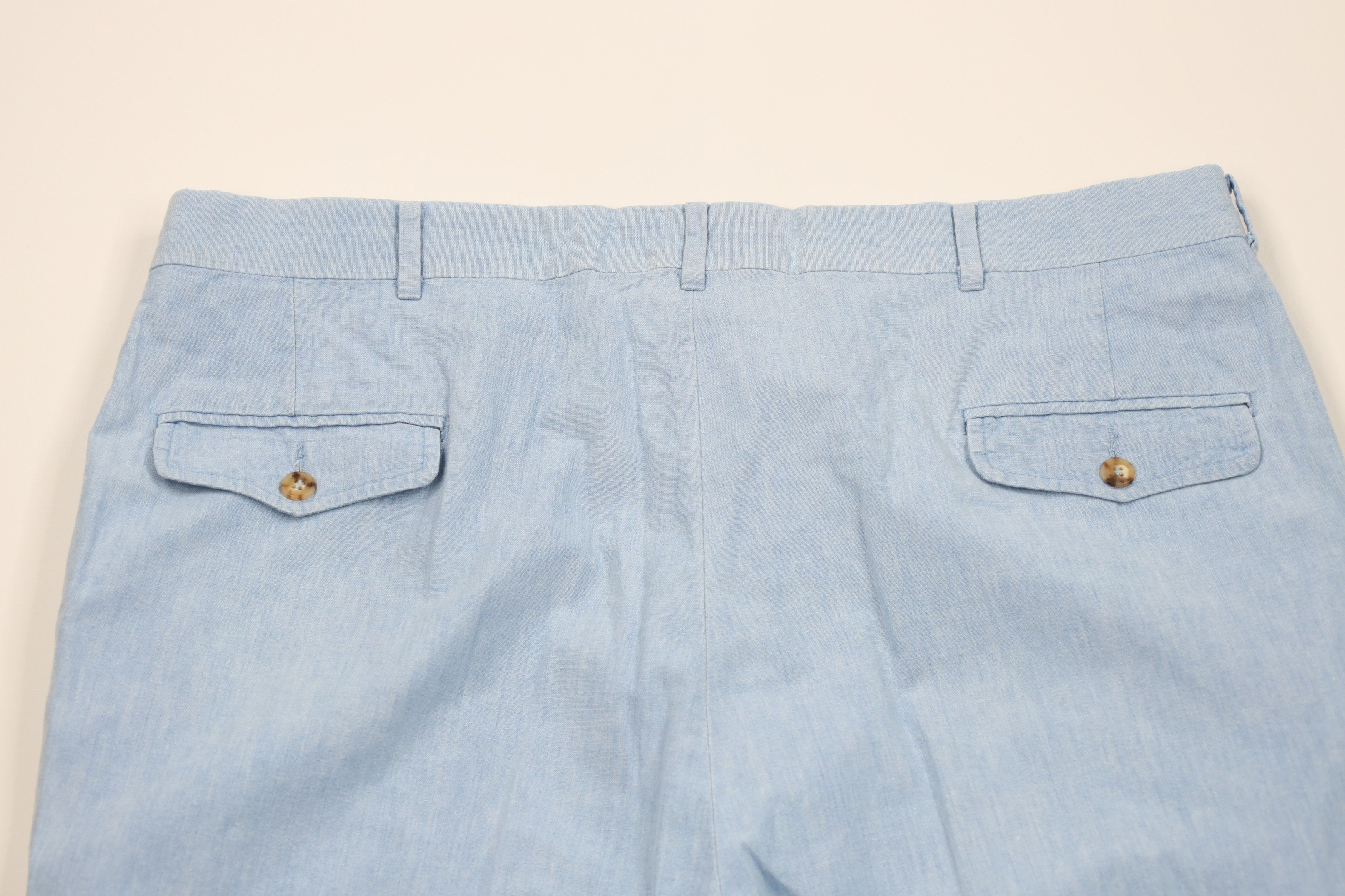 Orvis Vintage 70s Orvis Wide Leg Chino Pants Blue Cotton USA Size US 38 / EU 54 - 9 Thumbnail