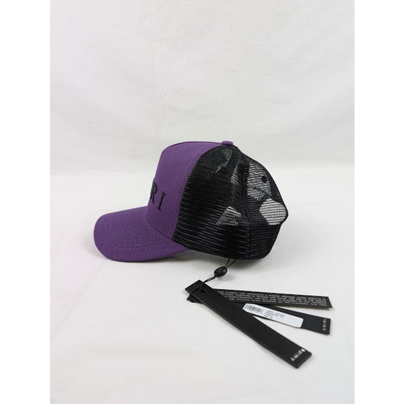 Amiri o1rshd1 Q:4 / Size: OS / Trucker Cap / Hat in Purple Size ONE SIZE - 2 Thumbnail