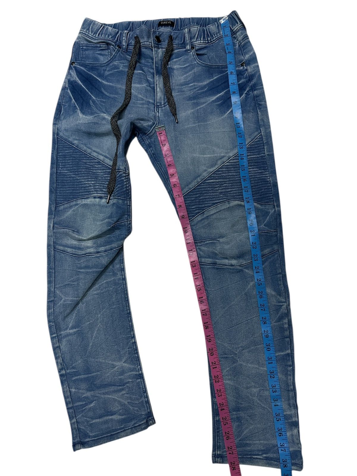 Kapital Biker Pants Sureve Strenchtable Honeycomb. Size US 32 / EU 48 - 4 Thumbnail