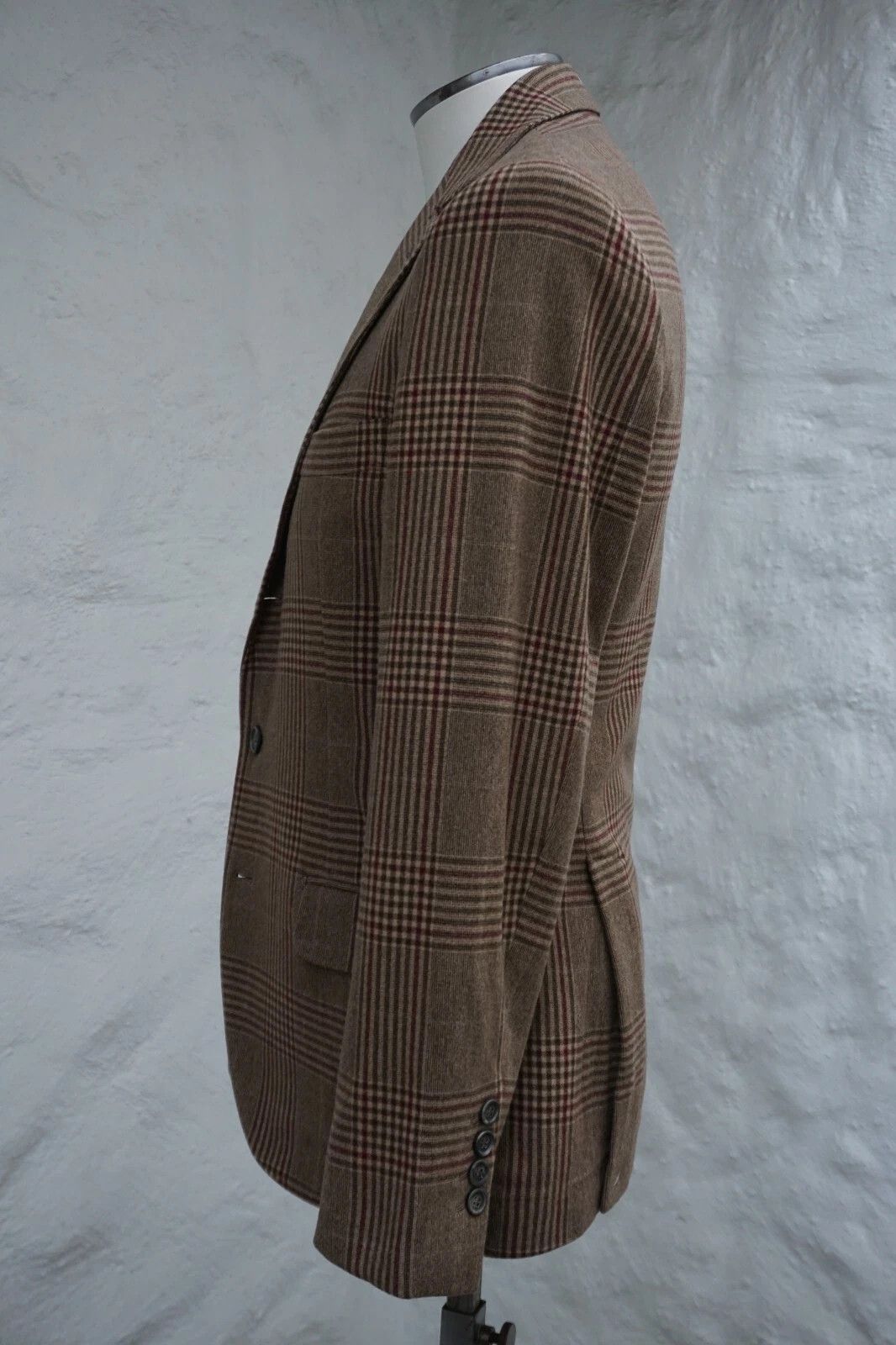 Brunello Cucinelli New Brunello Cucinenlli Wool Sport Coat US 46 EU 36 Size 46R - 2 Thumbnail