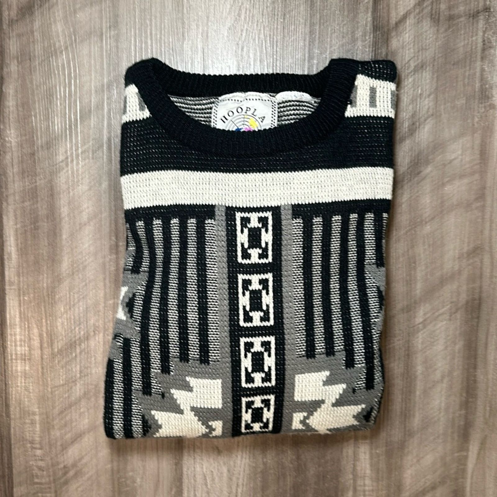 Other Hoopla Geo Print Sweater - Large Size US L / EU 52-54 / 3 - 1 Thumbnail