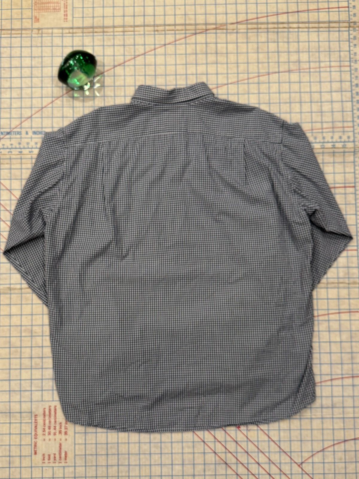 Lacoste Lacoste Gingham Pattern Button Up Shirt Made In France 44 Size US XL / EU 56 / 4 - 8 Thumbnail
