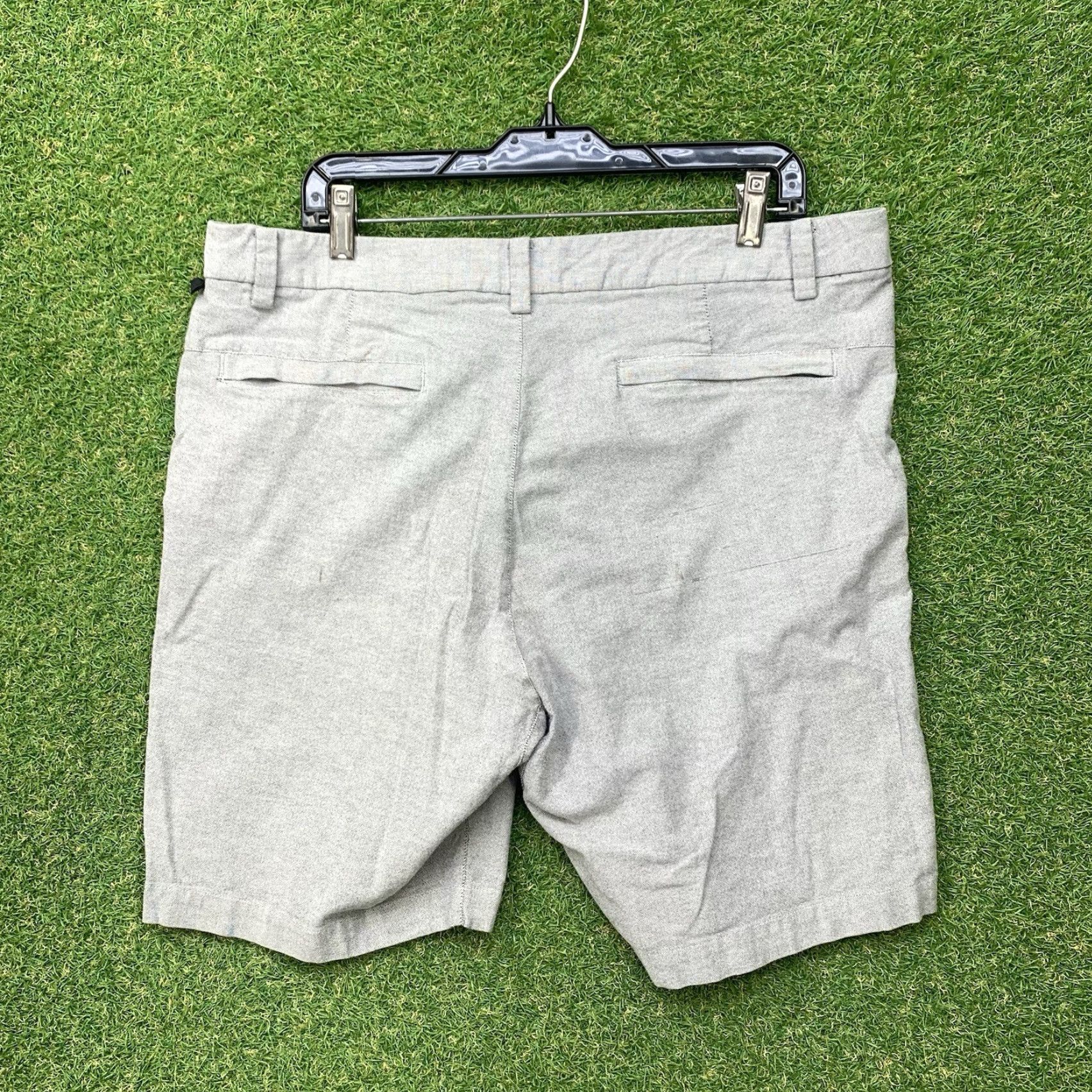 Lululemon Lululemon Commission Shorts Mens 36 Chino 9" Oxford White Twill Button Zipper Logo Casual Sports Size US 36 / EU 52 - 2 Thumbnail