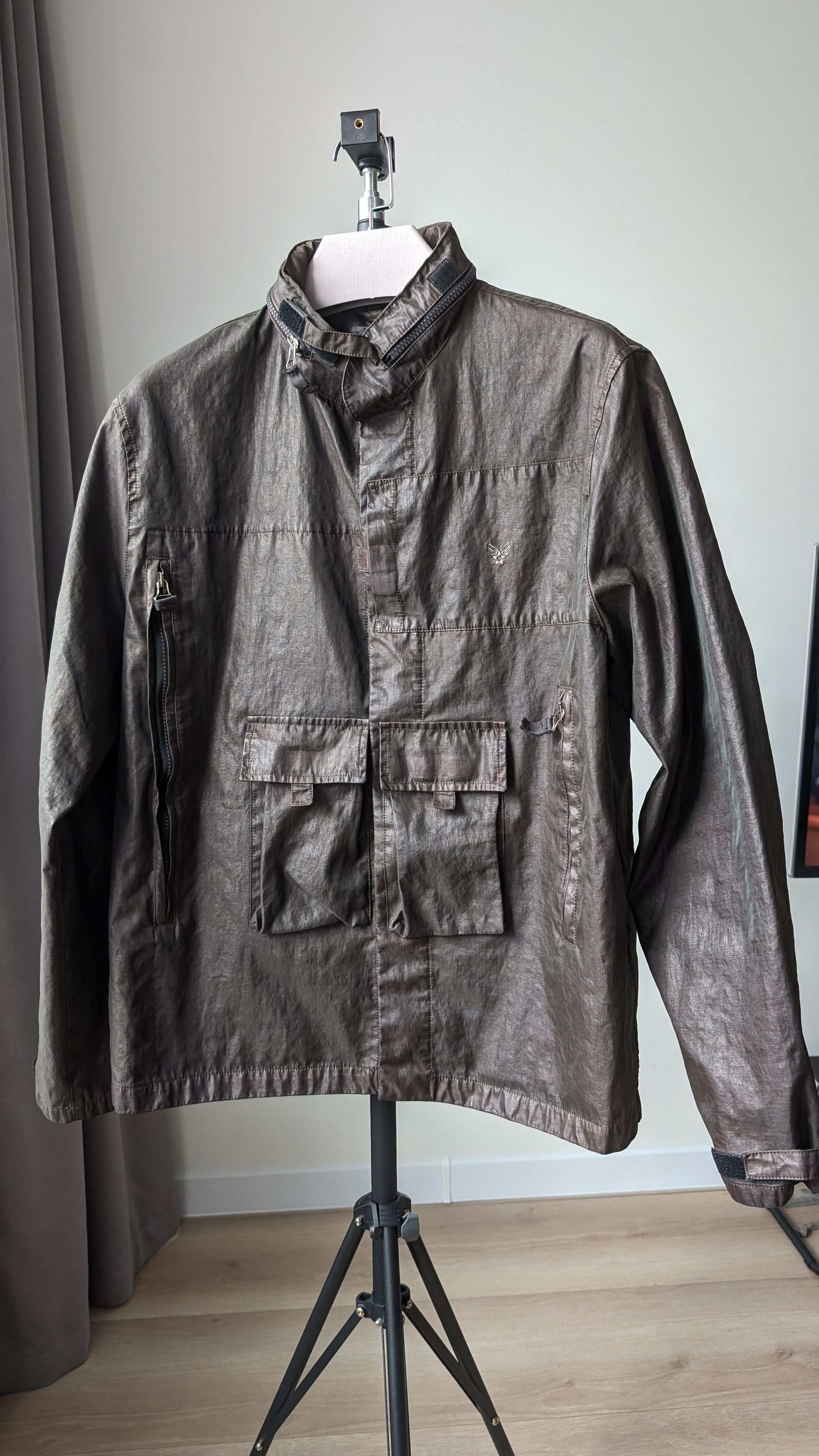 Avirex × Vintage PU-Coated Garment-Dyed Iridescent Jacket Size US M / EU 48-50 / 2 - 1 Thumbnail