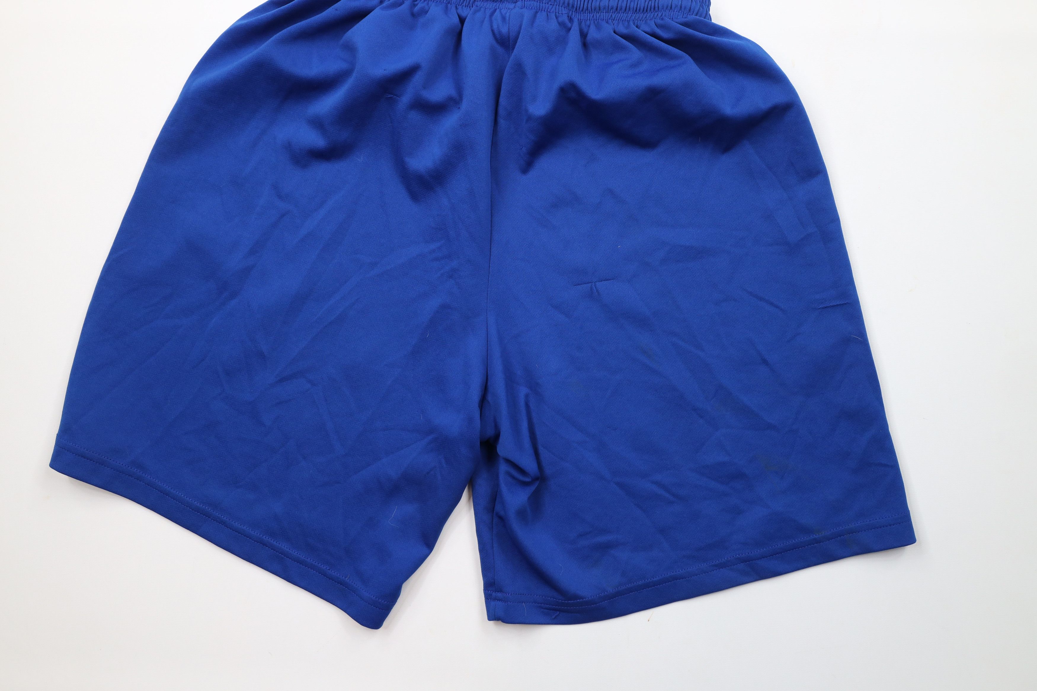 Vintage Vintage 90s Streetwear Jogging Soccer Shorts Royal Blue Size US 34 / EU 50 - 10 Thumbnail