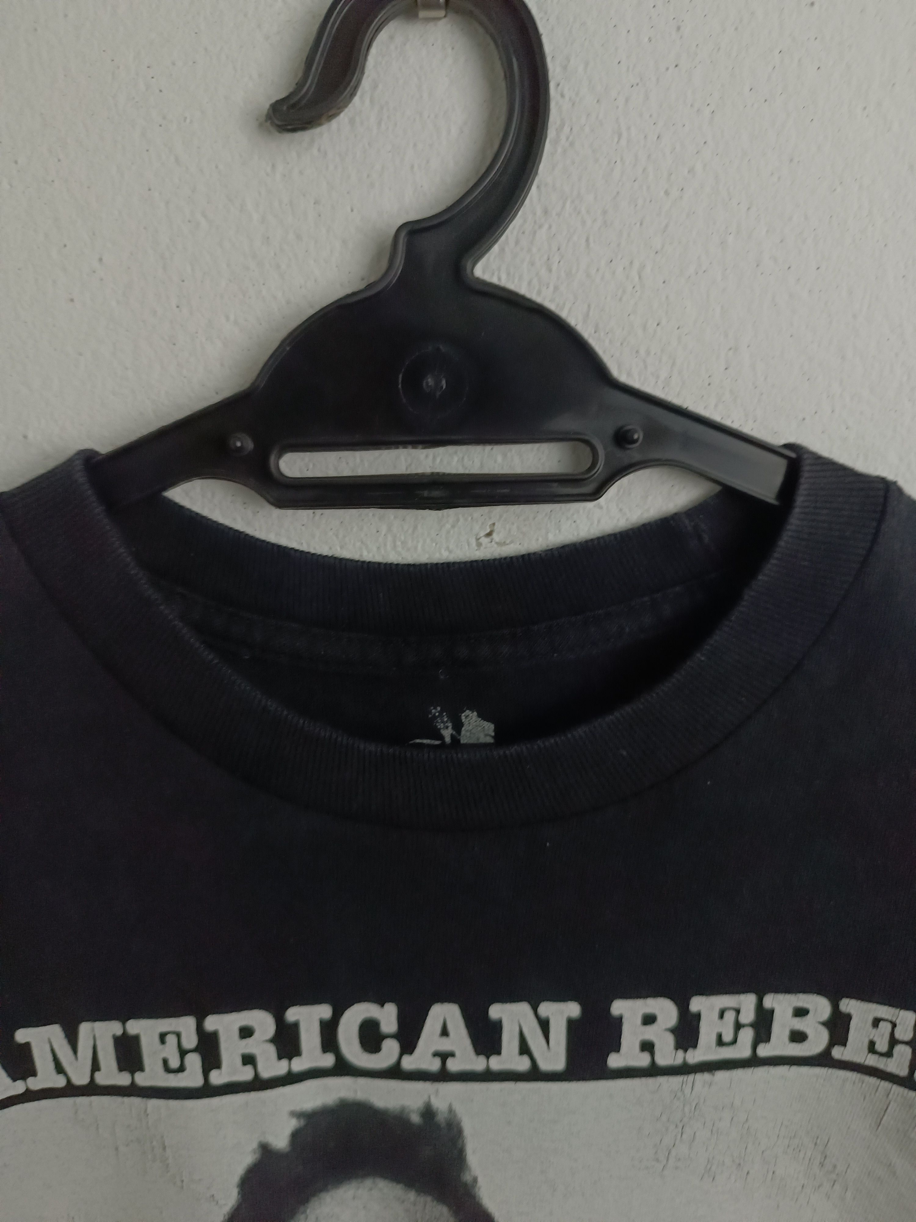 Band Tees VINTAGE JOHNNY CASH AMERICAN REBEL TEE elvis willie dylan Size US M / EU 48-50 / 2 - 10 Thumbnail