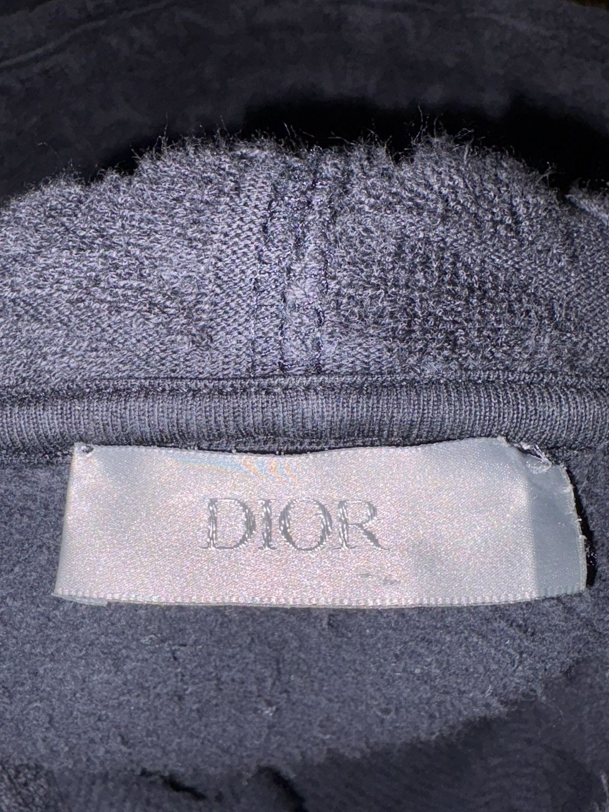 Dior Dior Navy Towel Hoodie - Size XL Size US XL / EU 56 / 4 - 3 Thumbnail