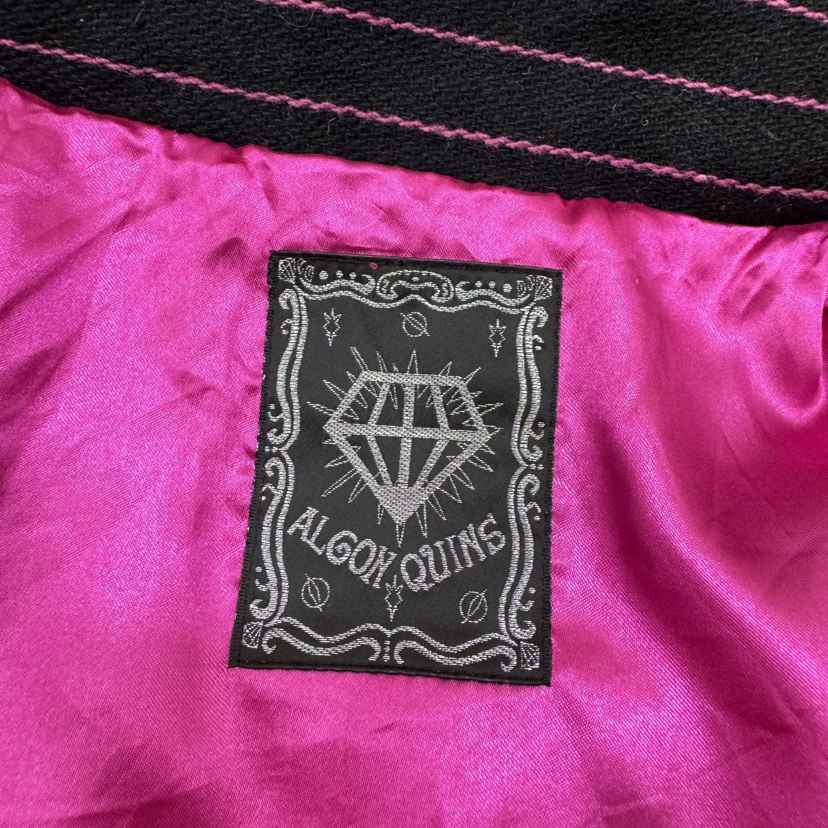 20471120 ⚡️ALGONQUINS HOODIE STRIPED GOTHIC PUNK BONDAGE JACKET Size L / US 10 / IT 46 - 11 Thumbnail