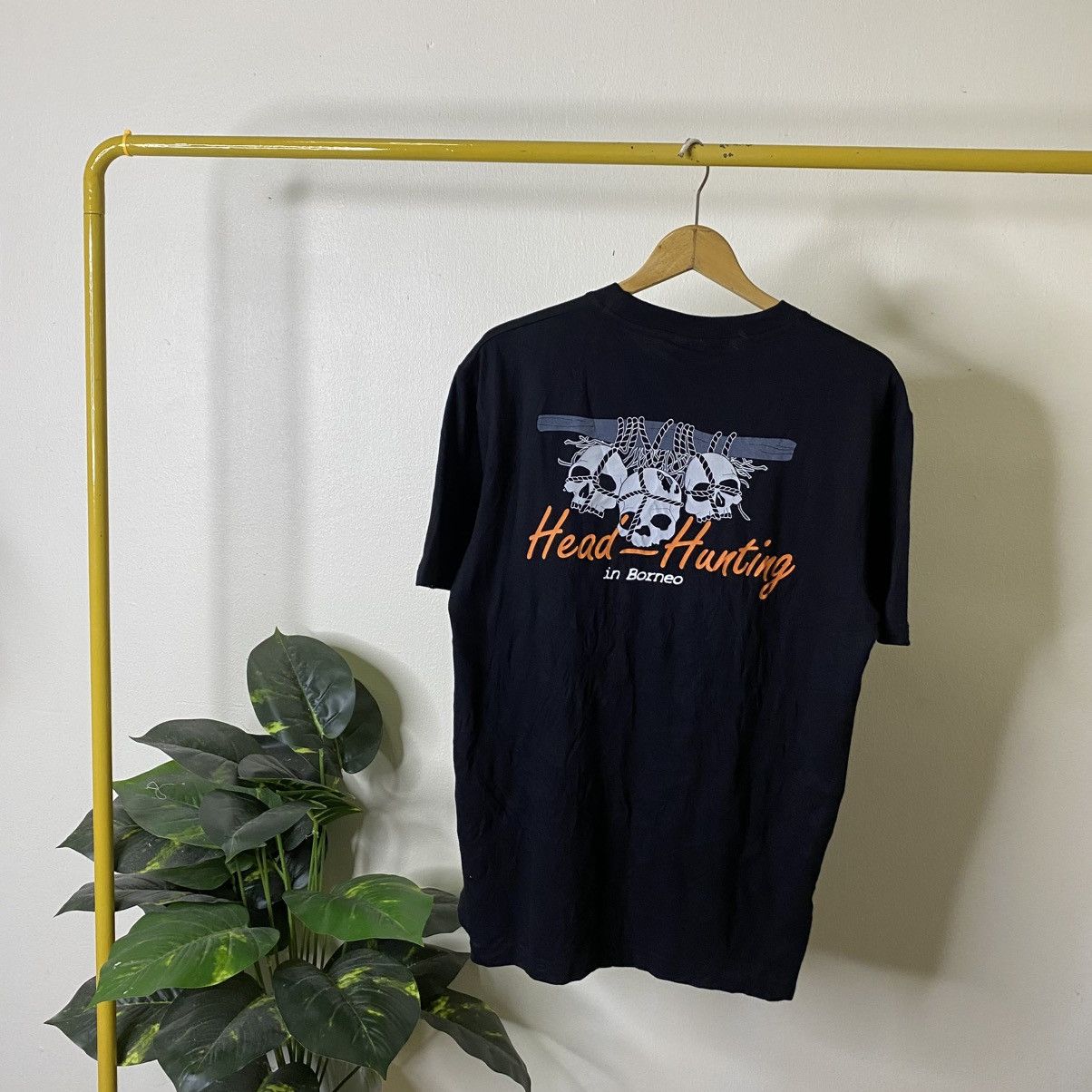 If Six Was Nine Head Hunting In Borneo Skulls Ifsixwasnine Gothic Punk Tee Size US L / EU 52-54 / 3 - 1 Thumbnail