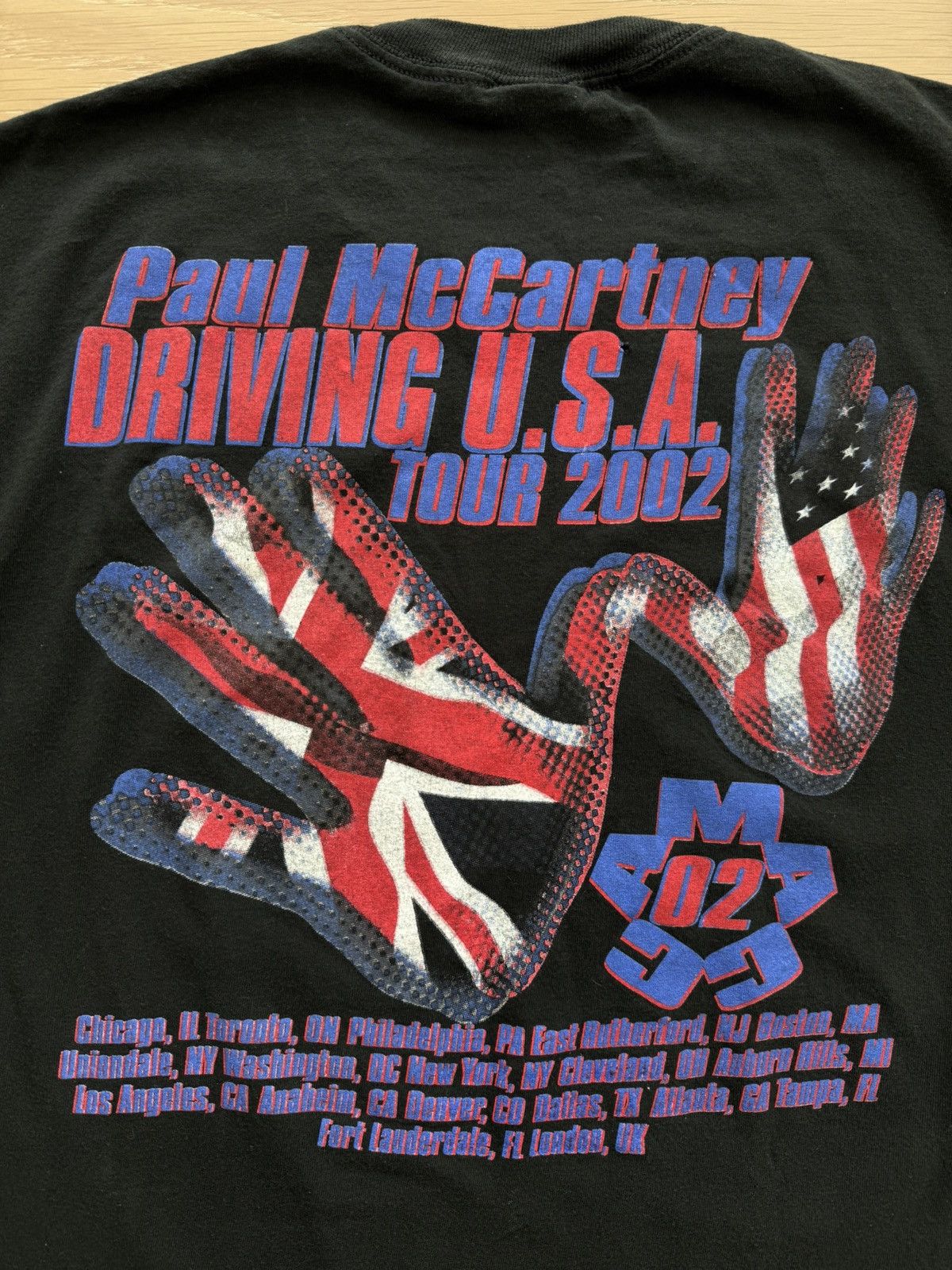 Jerzees Vintage 02 Paul McCartney Driving USA Tour Shirt Size US XL / EU 56 / 4 - 4 Thumbnail