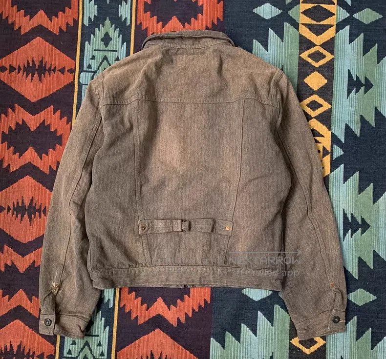 RRL Ralph Lauren RRL Ralph Lauren Distressed Blanket Lining Herringbone Jac Size US M / EU 48-50 / 2 - 2 Thumbnail