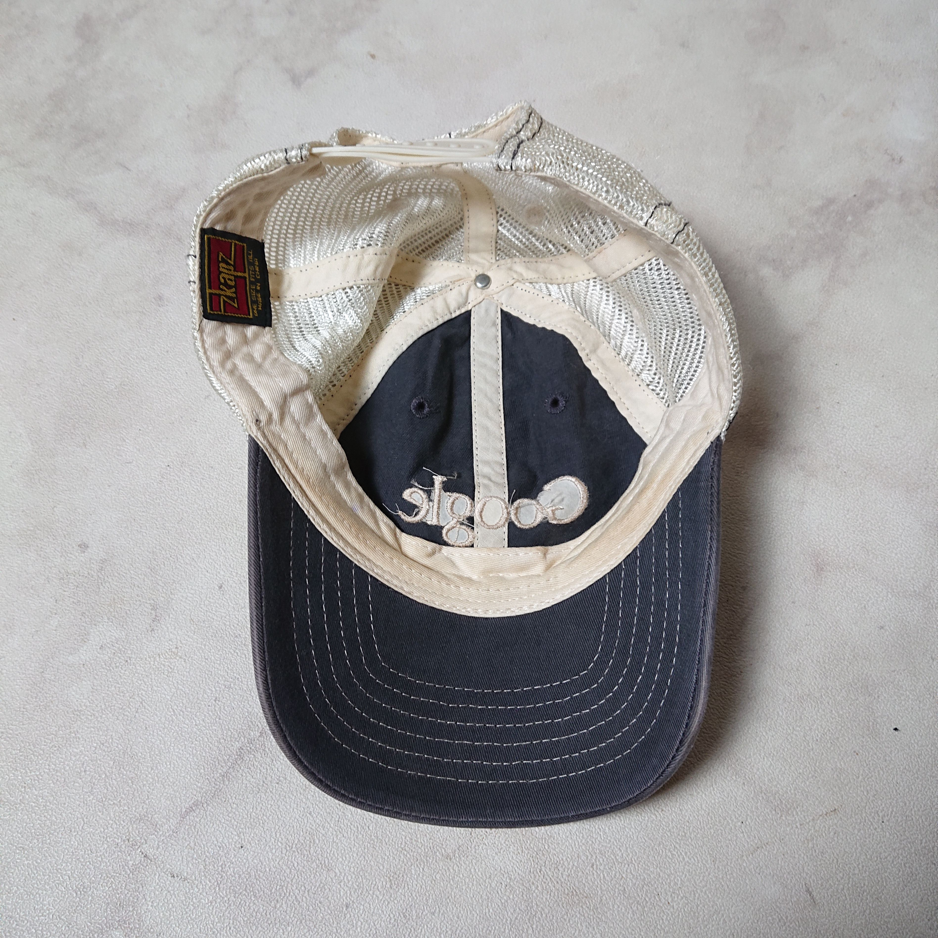 Vintage Vintage Google Trucker Hat Zkapz Size ONE SIZE - 5 Thumbnail