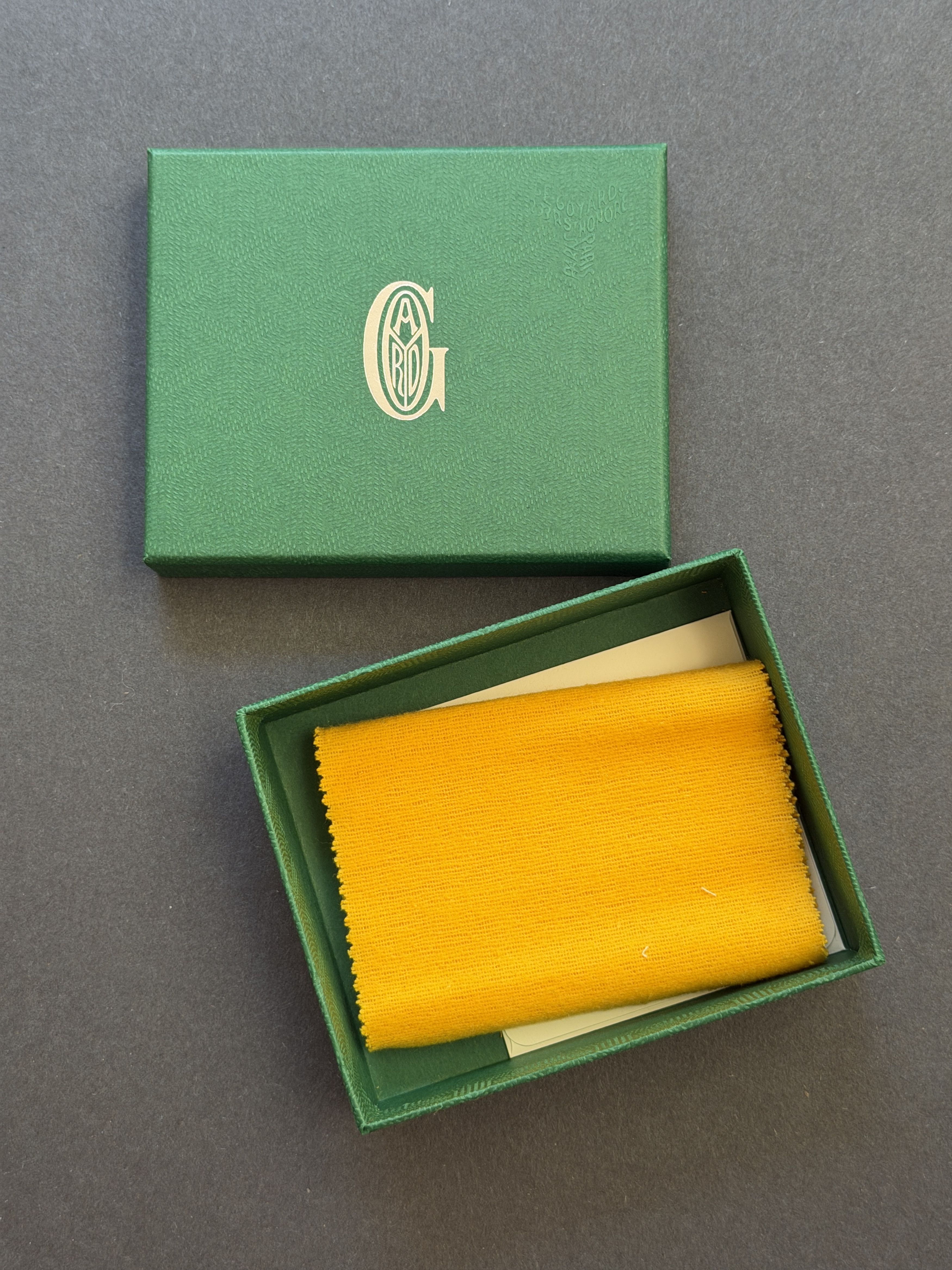 Goyard Goyard Saint Sulpice Yellow Card Holder Wallet Canvas Size ONE SIZE - 8 Thumbnail