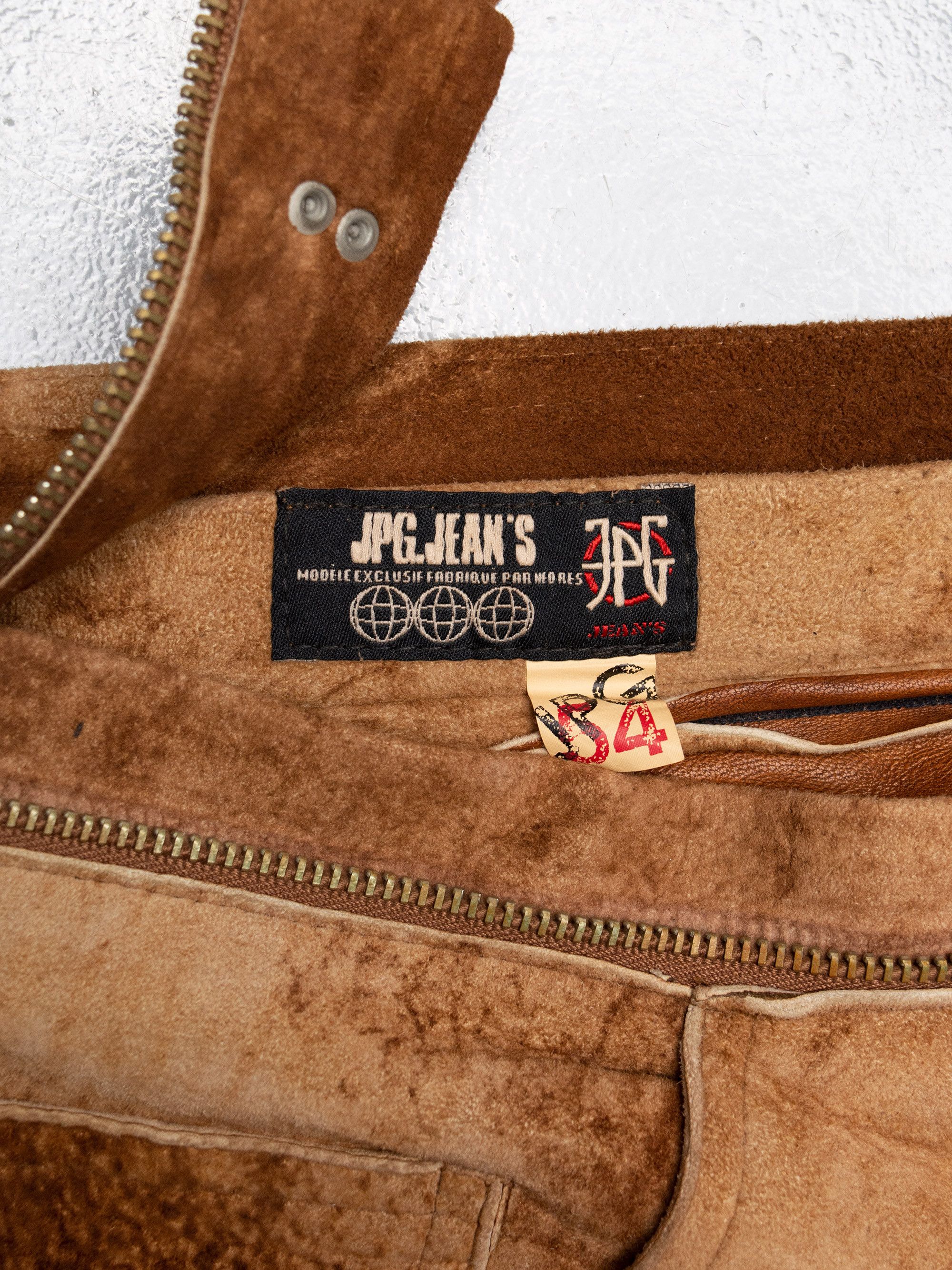 Jean Paul Gaultier JPG.Jean's - (vintage) - men's belted cowhide leather pants Size US 38 / EU 54 - 11 Thumbnail
