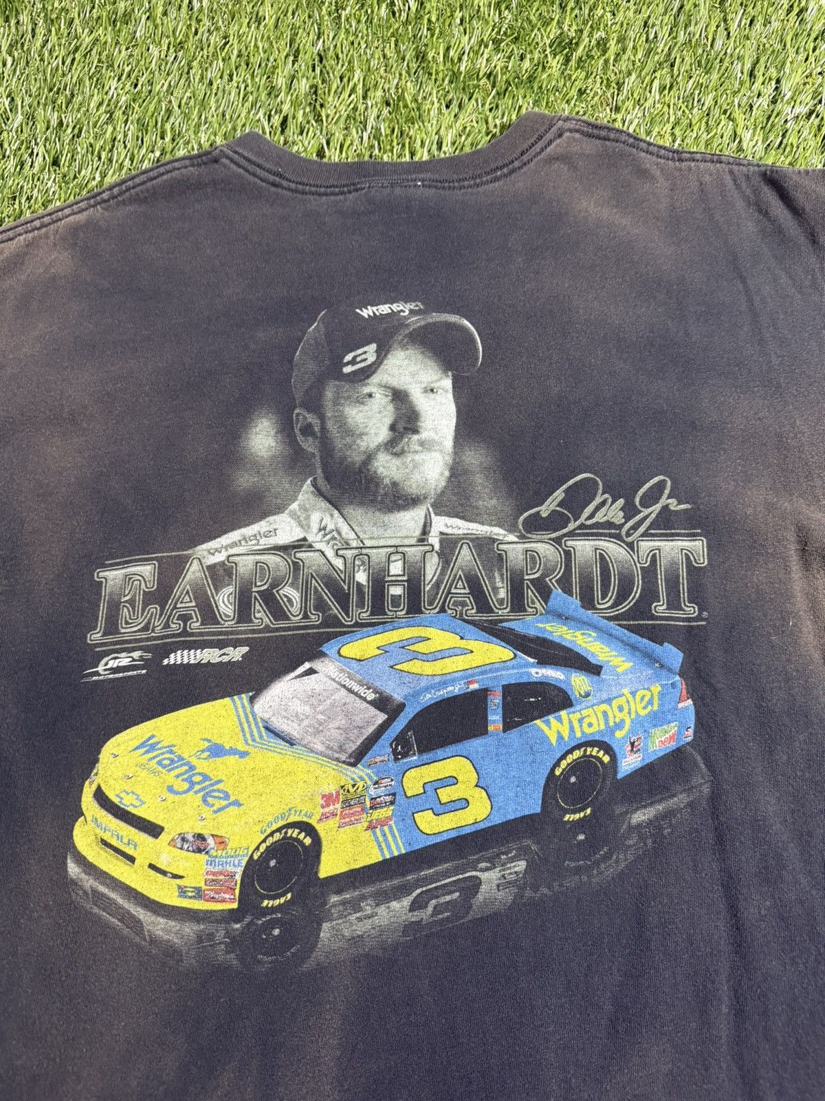 NASCAR Vintage Y2k Dale Earnhardt & Jr Faded Racing NASCAR Hype Tee Size US L / EU 52-54 / 3 - 5 Thumbnail