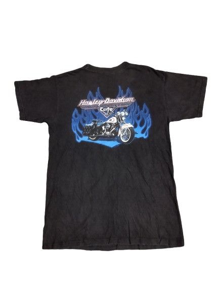 Harley Davidson Vintage 1998 Harley Davidson Flame Tee Size US M / EU 48-50 / 2 - 1 Thumbnail
