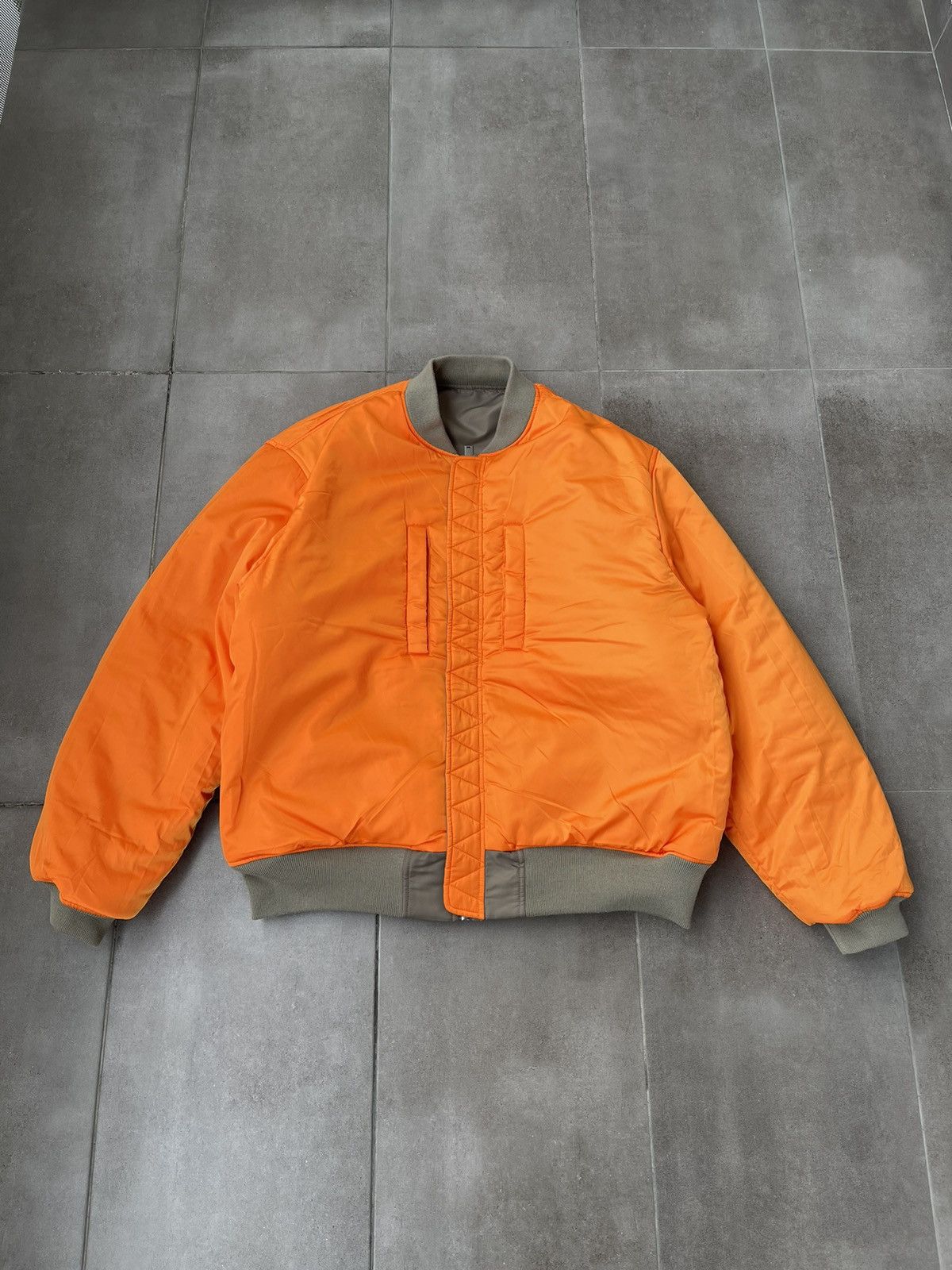 Holzweiler !DS! FW22 Holzweiler Khaki Reversible Reb Bomber Jacket Size XL / US 12-14 / IT 48-50 - 12 Thumbnail
