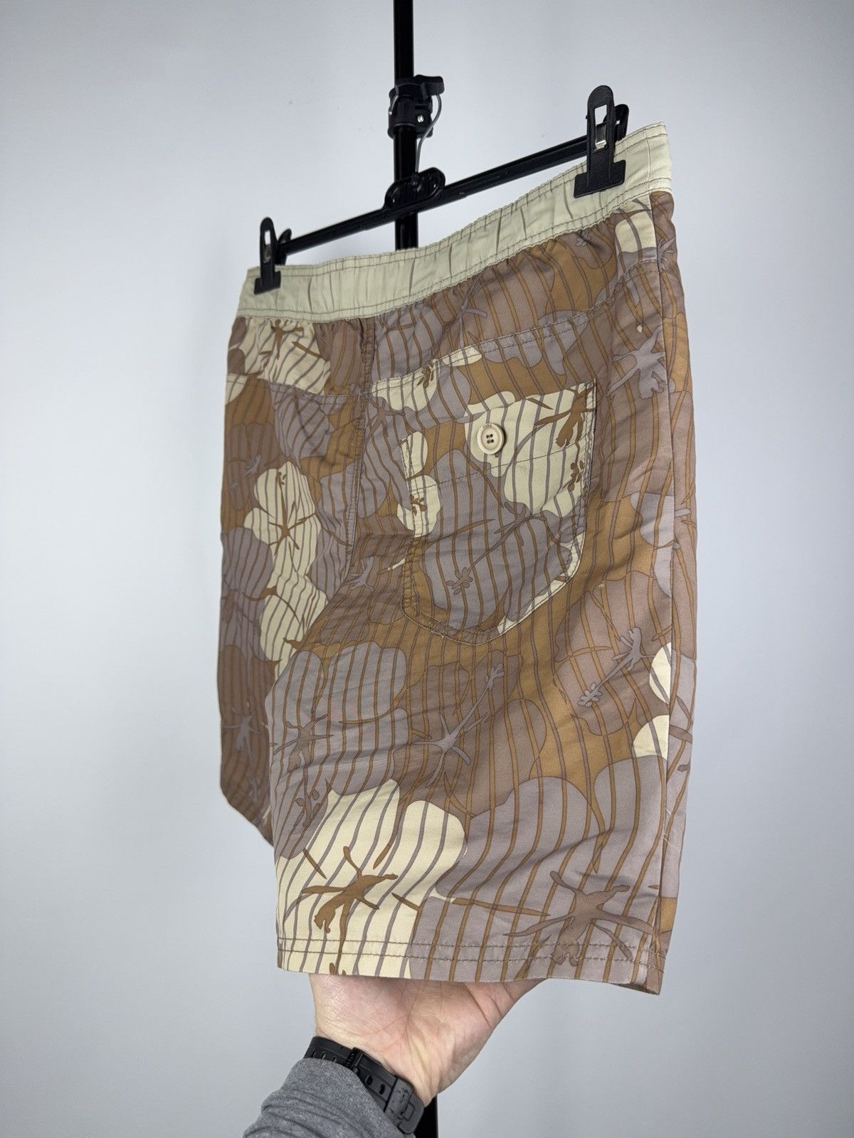 Billabong × Vintage Vintage 00s Puma AOP Logo Y2K Japanese print Surf Shorts Size US 30 / EU 46 - 8 Thumbnail