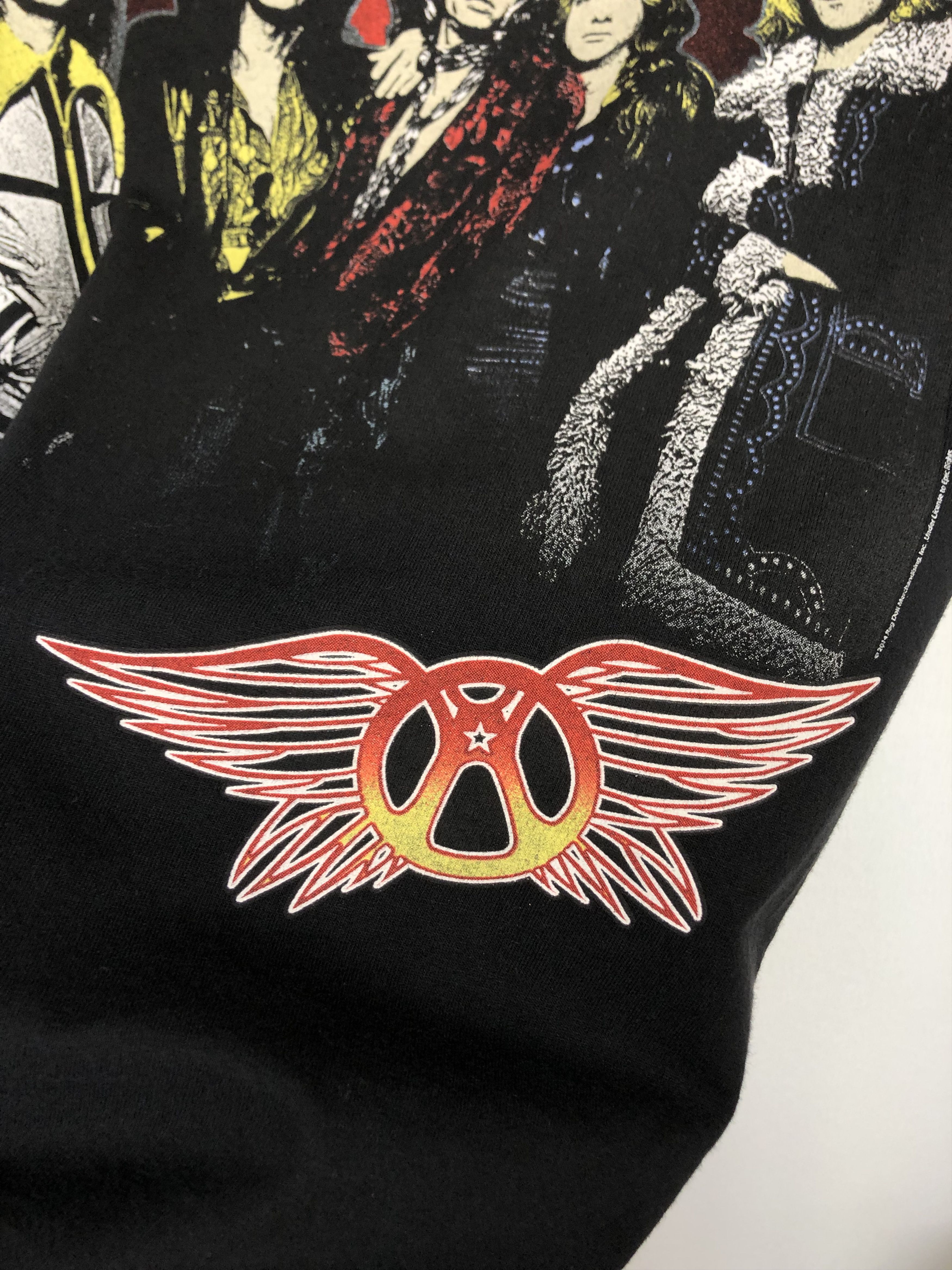 Alstyle Aerosmith Interconnect Rocks Black Shirt Over Print Tee Size US M / EU 48-50 / 2 - 6 Thumbnail