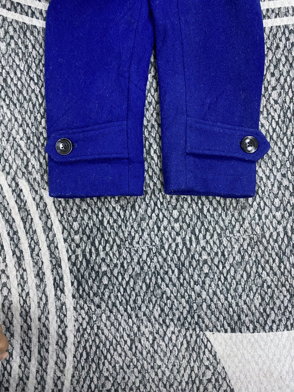 GOSTAR DE FUGA Vtg Gostar De Fuga Double Breasted Blue Wool Coat Jacket Size US M / EU 48-50 / 2 - 9 Thumbnail