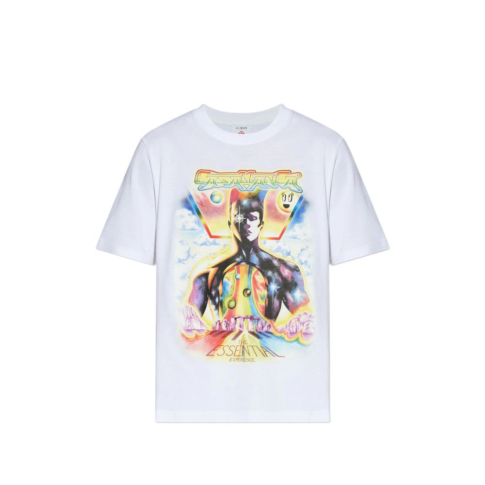 Casablanca Casablanca WHITE T-Shirts & Vests - T-Shirts Size US M / EU 48-50 / 2 - 1 Thumbnail