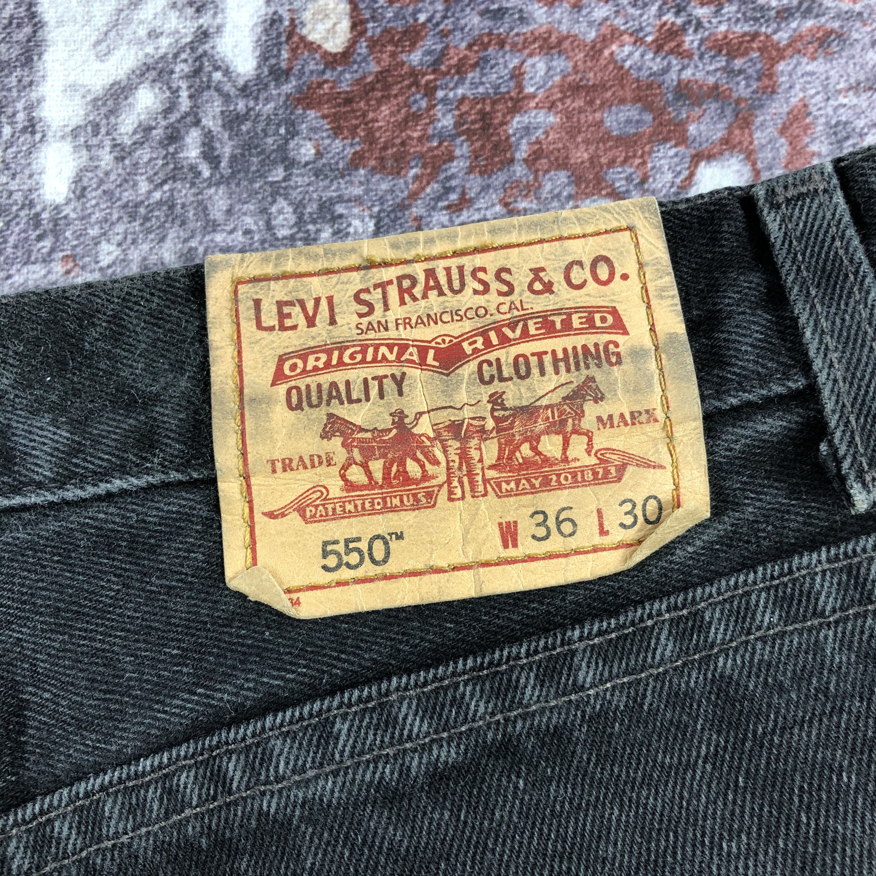 Levi's × Vintage Vintage Levis 550 Earth Tone Jeans-JM2605 Size US 38 / EU 54 - 7 Thumbnail