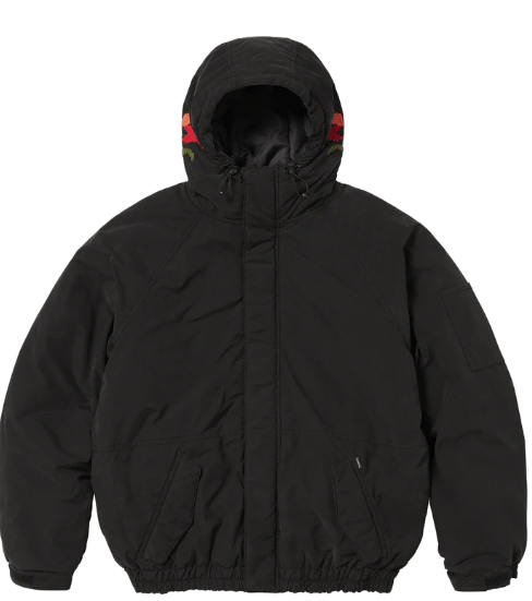 Supreme Supreme Needlepoint Hooded Jacket Black XL Size US XL / EU 56 / 4 - 3 Thumbnail