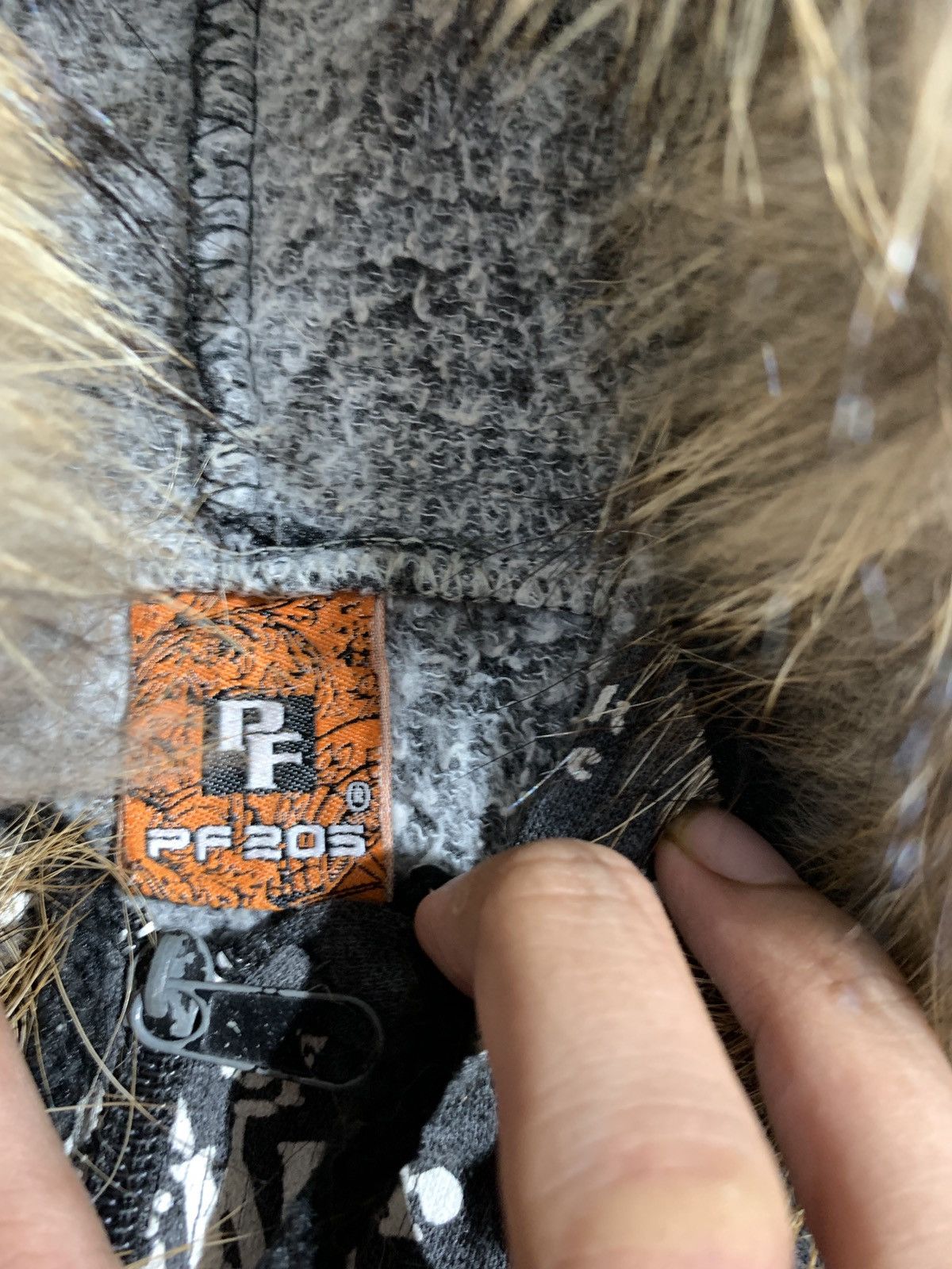 Japanese~ pf 205 skull zipper hoodie fur if six LGB style