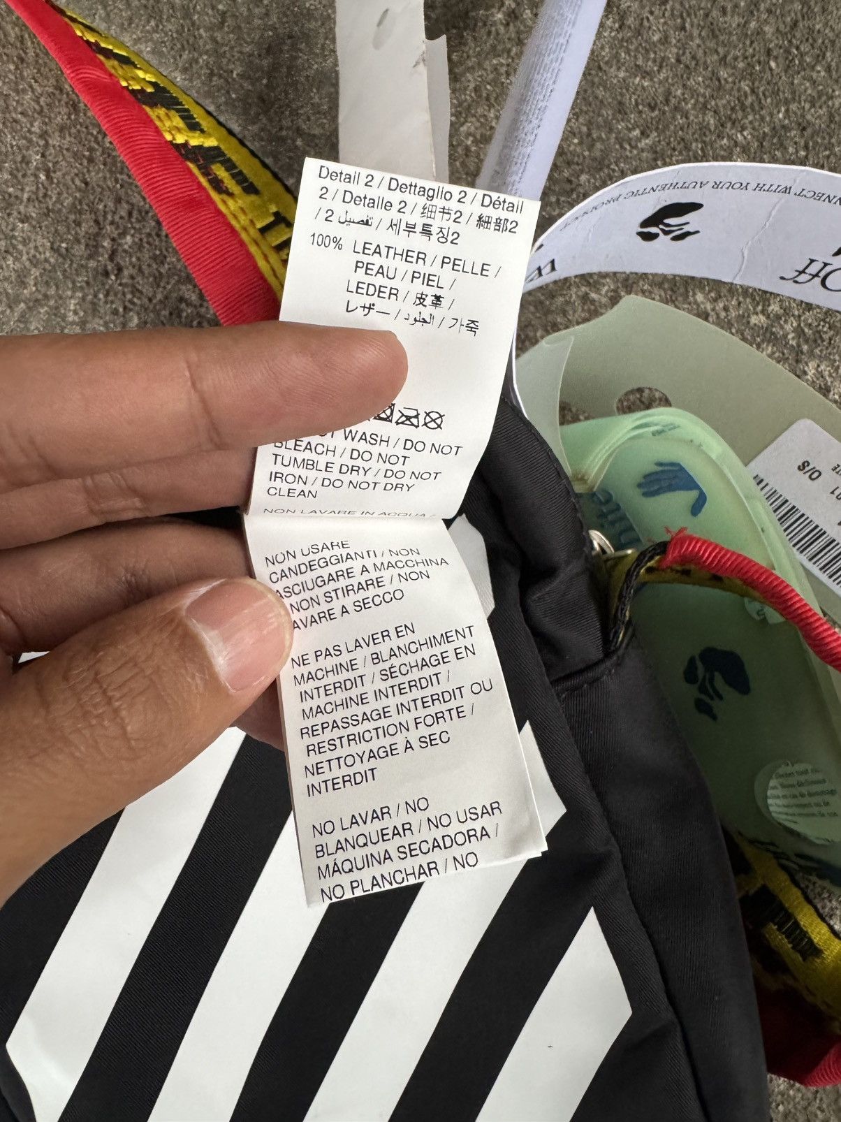 Off-White OFF WHITE BINDER NYLON CROSSBODY SLING BAG Size ONE SIZE - 17 Thumbnail