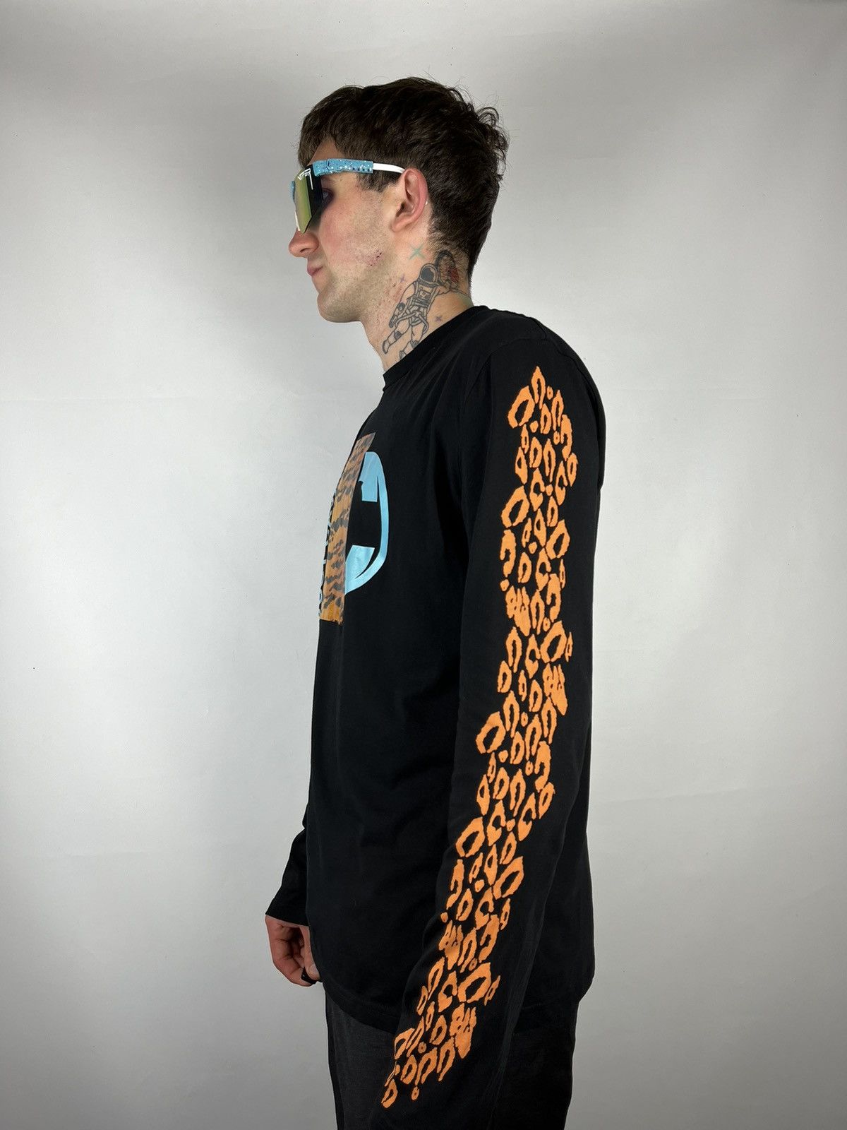 Just Cavalli Just Cavalli code 01 longsleeve t shirt stretch top fit tee Size US L / EU 52-54 / 3 - 2 Thumbnail