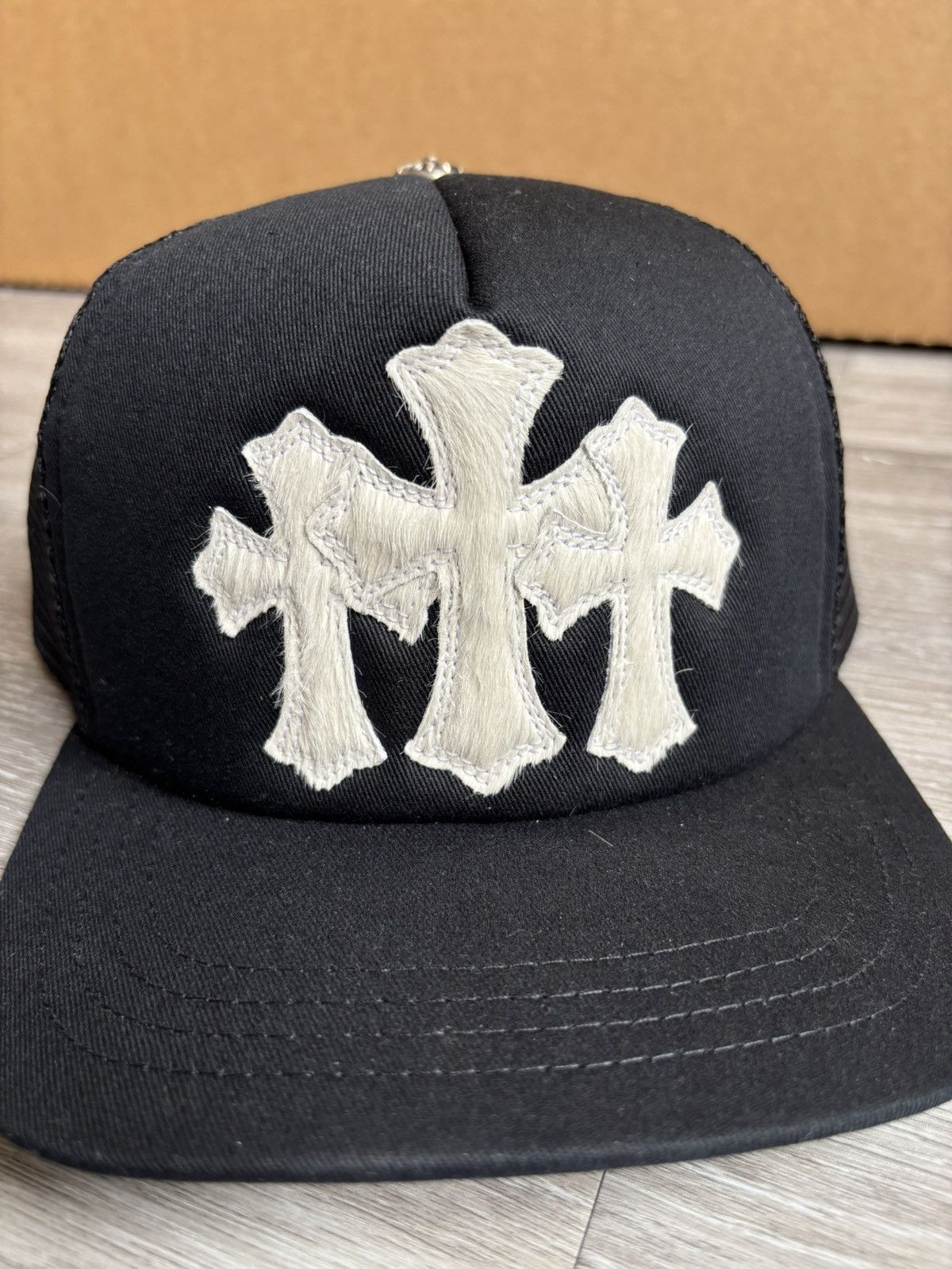 Chrome Hearts Chrome Hearts Pony Hair Cemetery Hat Size ONE SIZE - 3 Thumbnail