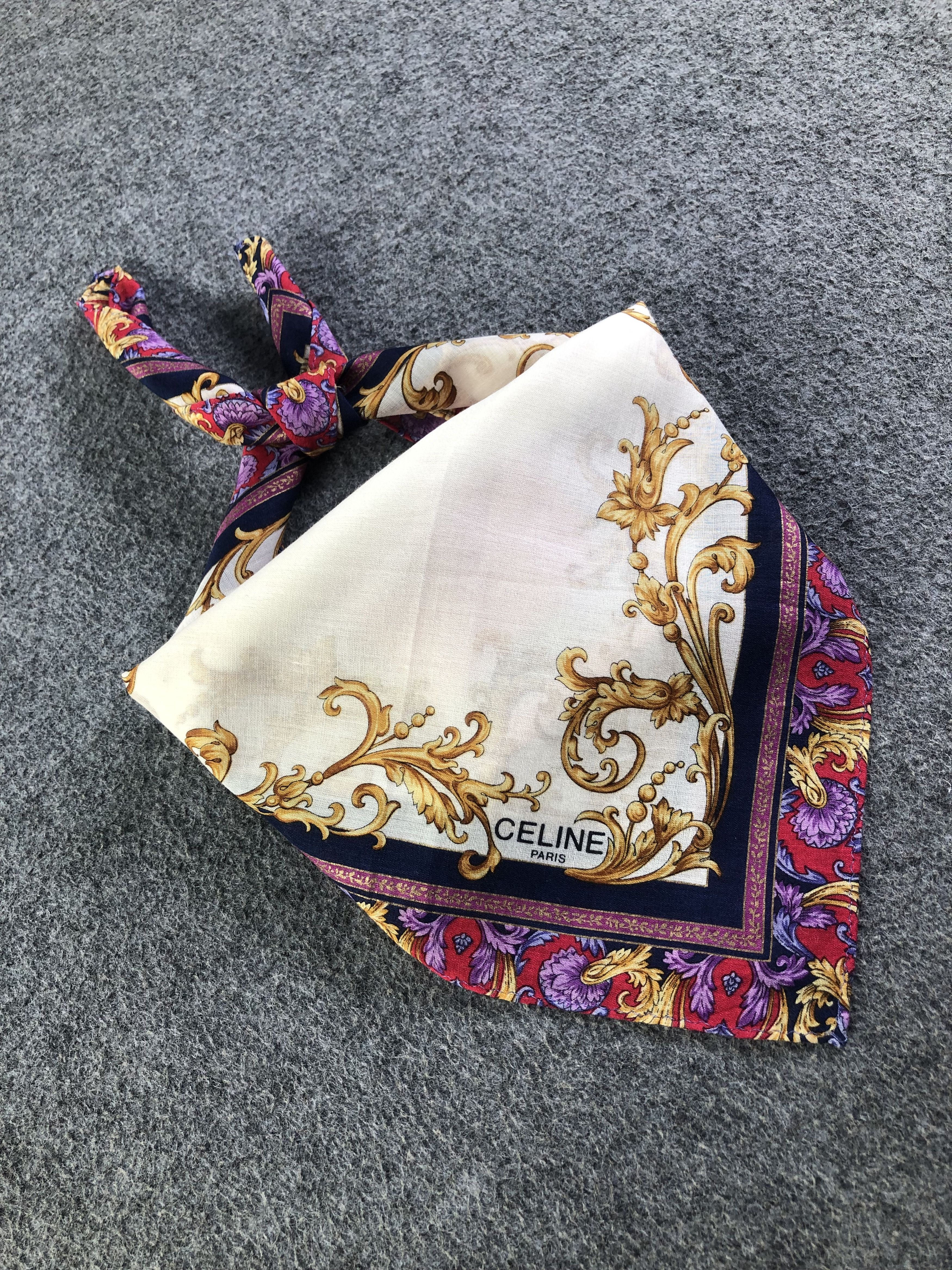 Celine Celine Handkerchief / Bandana / Neckerchief C430 Size ONE SIZE - 2 Thumbnail
