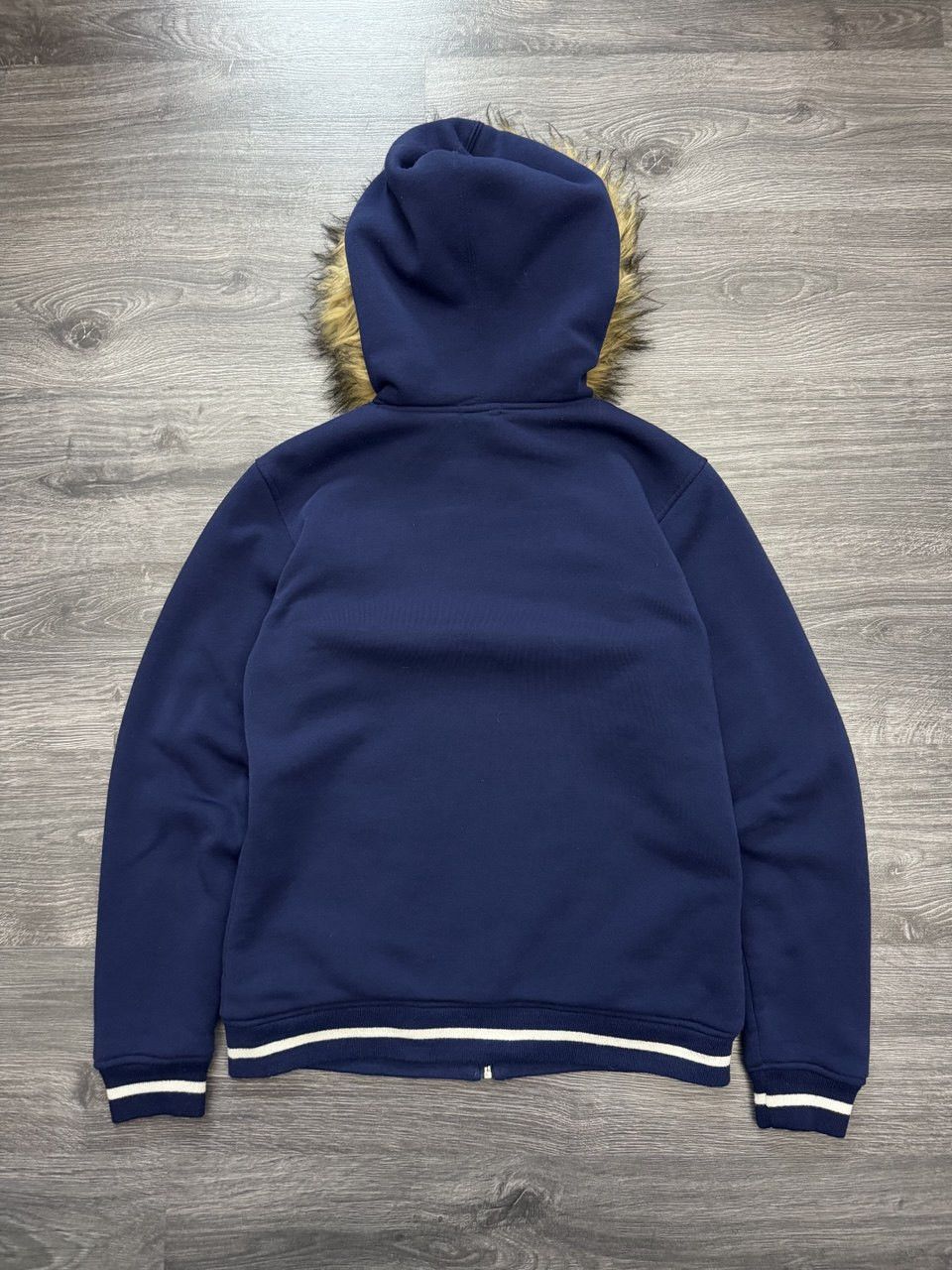 Vintage Vintage Y2K Hamburg Germany Zip Hoodie Faux Fur Mohair Size US S / EU 44-46 / 1 - 2 Thumbnail