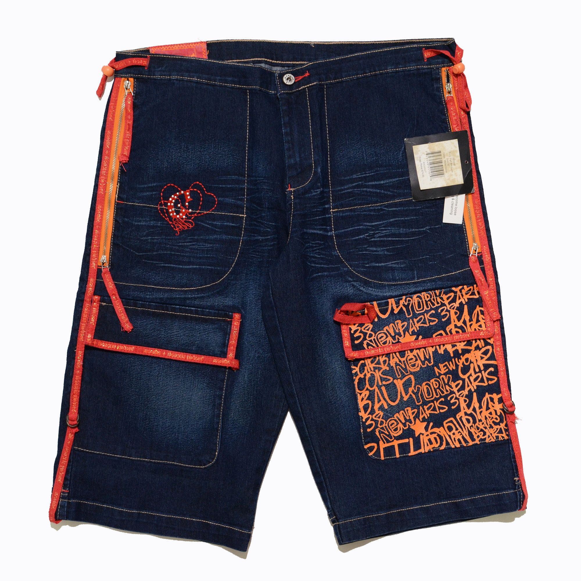 Marithe + Francois Girbaud M+FG Shorts 32(measured 34) Y2K Hiphop 2006 Craft Size US 32 / EU 48 - 1 Thumbnail