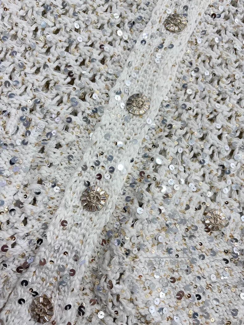 Chanel Chanel Early spring sequin braided cardigan coat Size XS / US 0-2 / IT 36-38 - 3 Thumbnail
