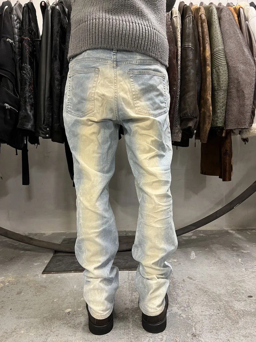 Roberto Cavalli AW2003 Cavalli Sun Faded Blue Yellowish Pants Size 28" / US 6 / IT 42 - 4 Thumbnail