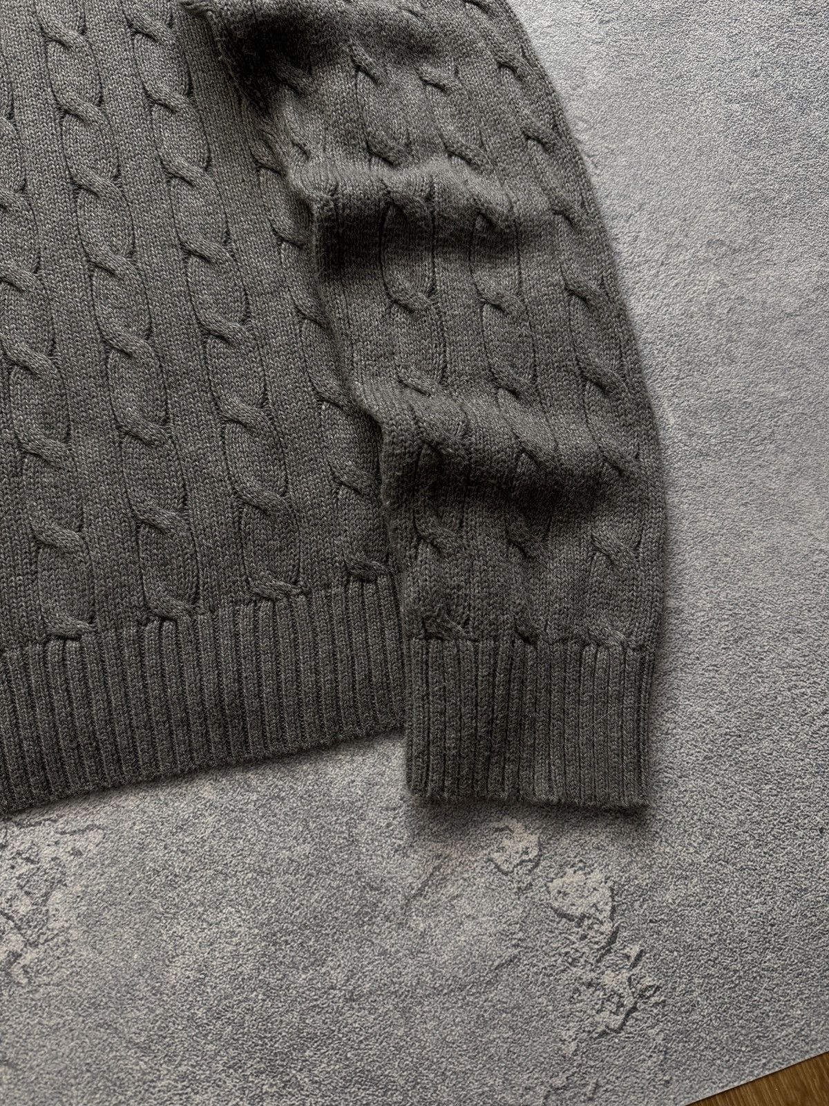 Polo Ralph Lauren Polo Ralph Lauren Sweater Men's Cable Knit Y2K Size US XL / EU 56 / 4 - 11 Thumbnail