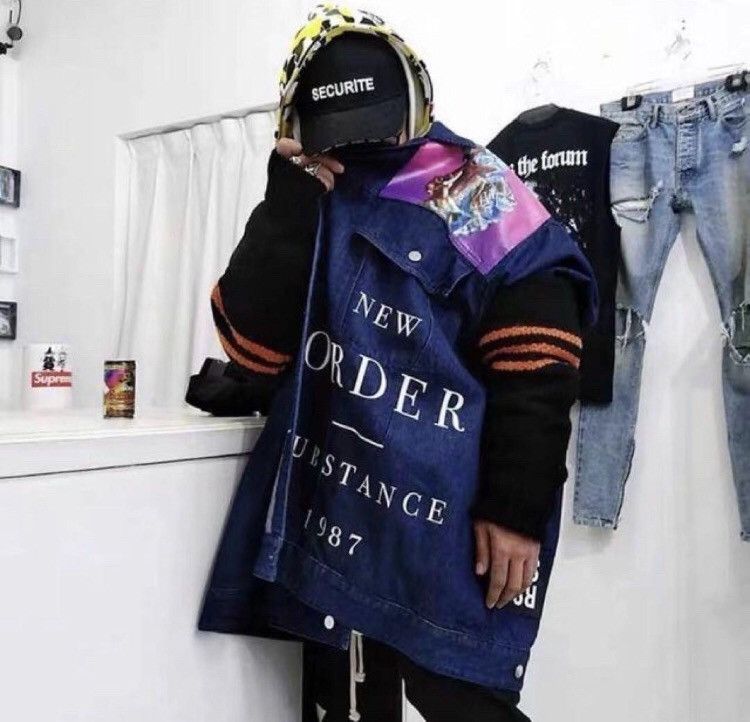 Raf Simons 18ss NewOrder denim jacket