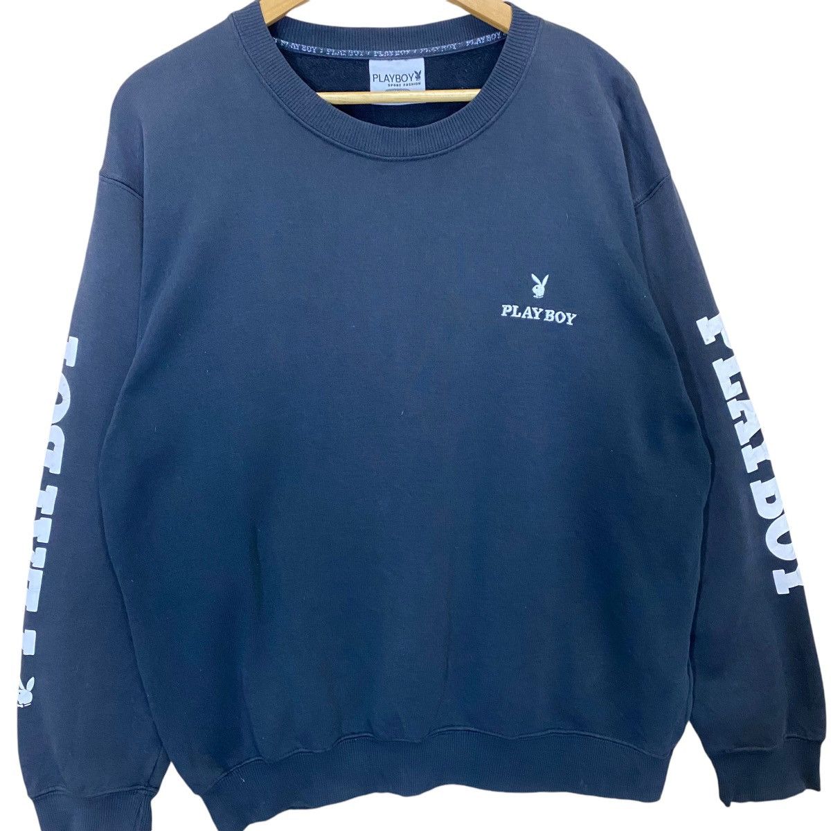 Playboy Vintage Playboy Big Logo Crewneck Sweatshirt Size US L / EU 52-54 / 3 - 8 Thumbnail