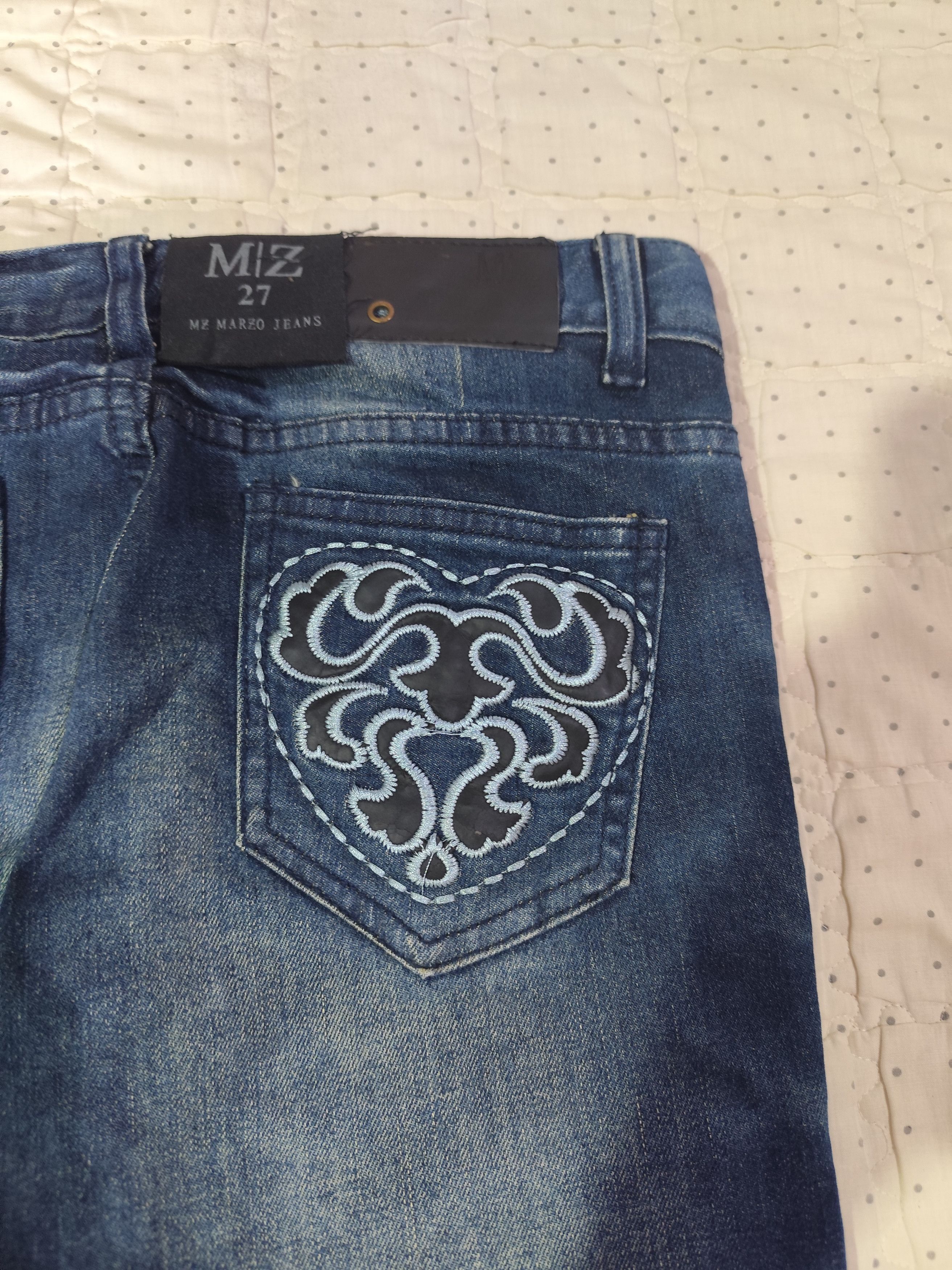 14th Addiction × Beauty Beast × Japanese Brand Vintage MZ Marzo Embroidery Denim J016 Size 27" / US 4 / IT 40 - 12 Thumbnail