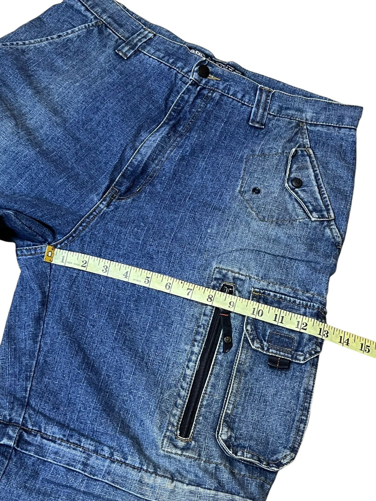 JNCO VINTAGE OTB ONE TOUGH BRAND 2 in 1 BAGGY JEANS INSPIRED JNCO Size US 34 / EU 50 - 11 Thumbnail
