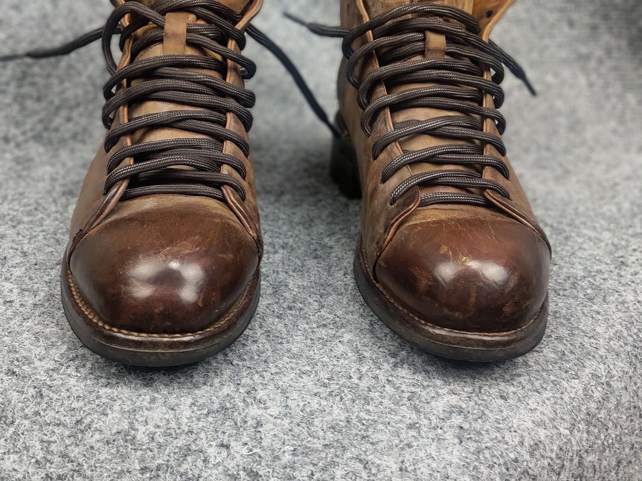 Other Lemargo handmade leather shoes lace Combat Boots Carol MA+ Size US 10 / IT 40 - 9 Thumbnail