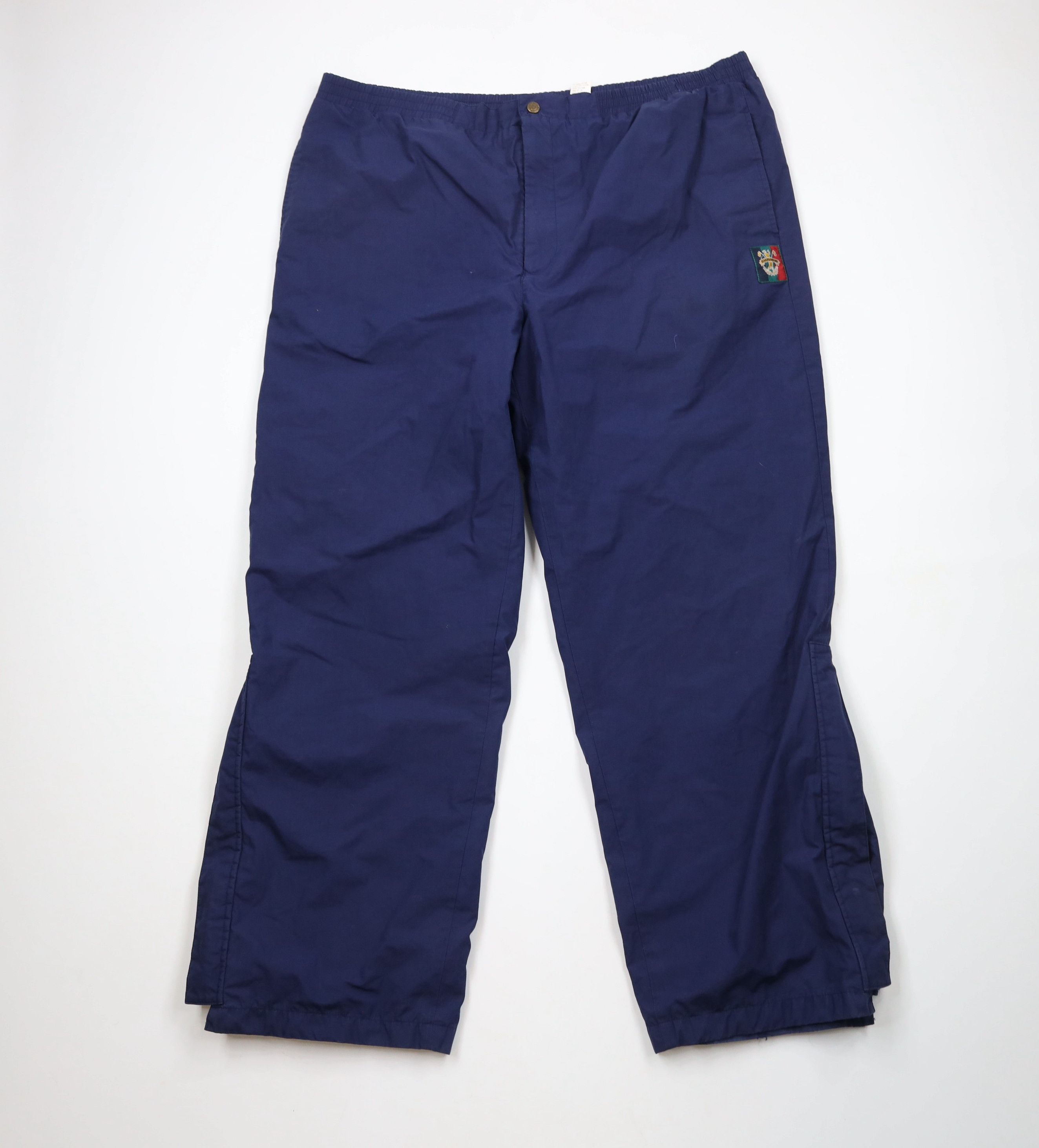 Vintage Vintage 90s Sunice Wide Leg Waterproof Golf Rain Pants Blue Size US 40 / EU 56 - 1 Thumbnail