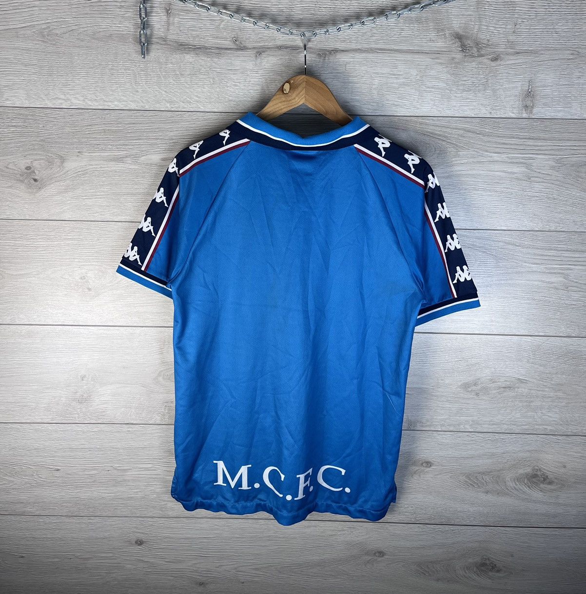 Kappa Vintage football T-shirt Kappa FC Manchester City size S Size US S / EU 44-46 / 1 - 12 Thumbnail