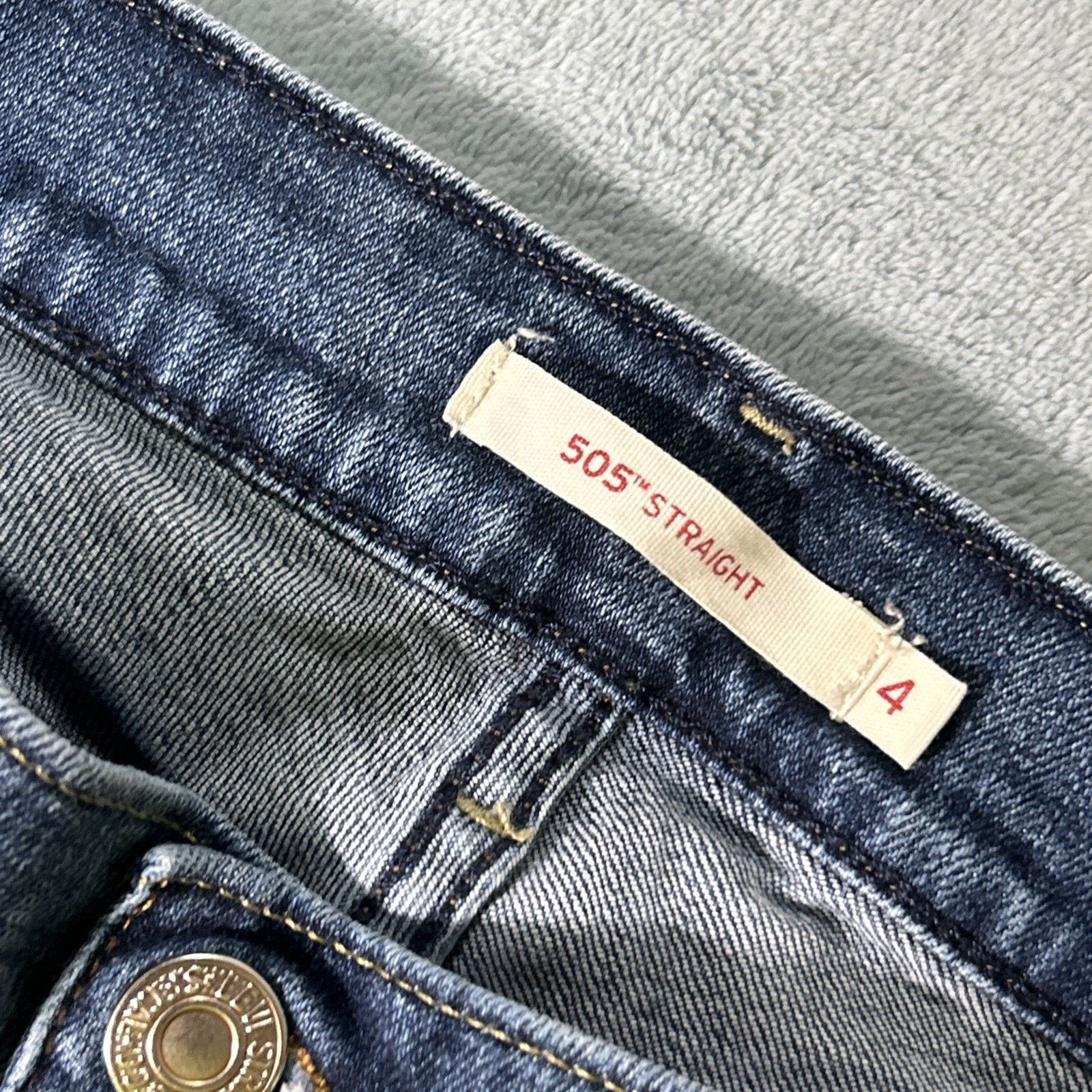 Levi's Levis 505 Straight Jeans Womens 28x29 Hamilton Skinny Slim Size 28" / US 6 / IT 42 - 3 Thumbnail