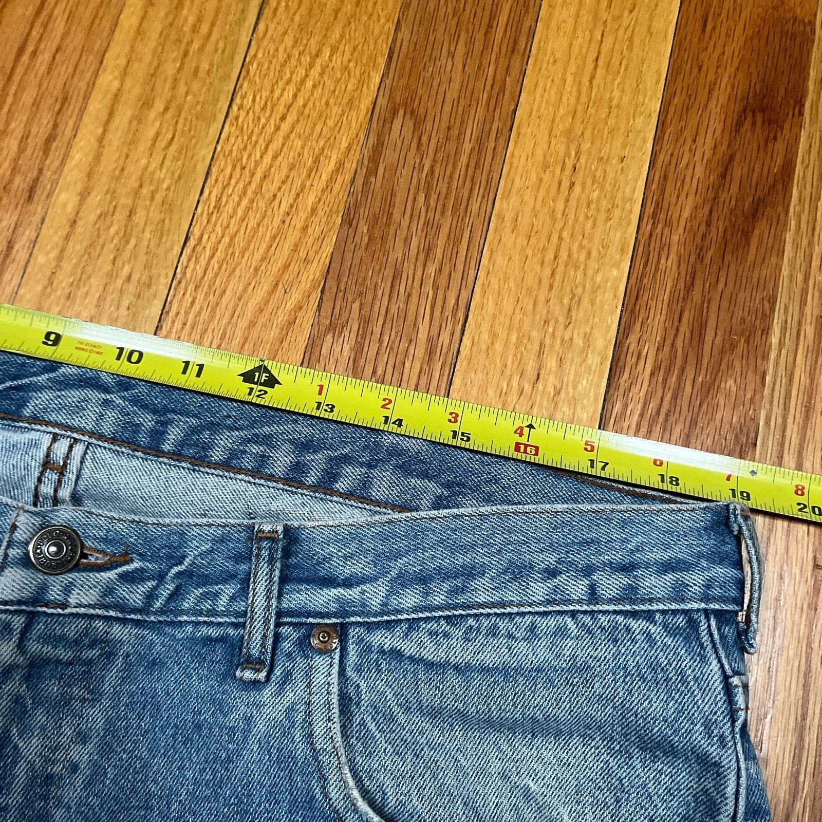 Polo Ralph Lauren VTG Polo Ralph Lauren 80s 90s Made in USA Jeans 38x29 Blue Size US 38 / EU 54 - 3 Thumbnail