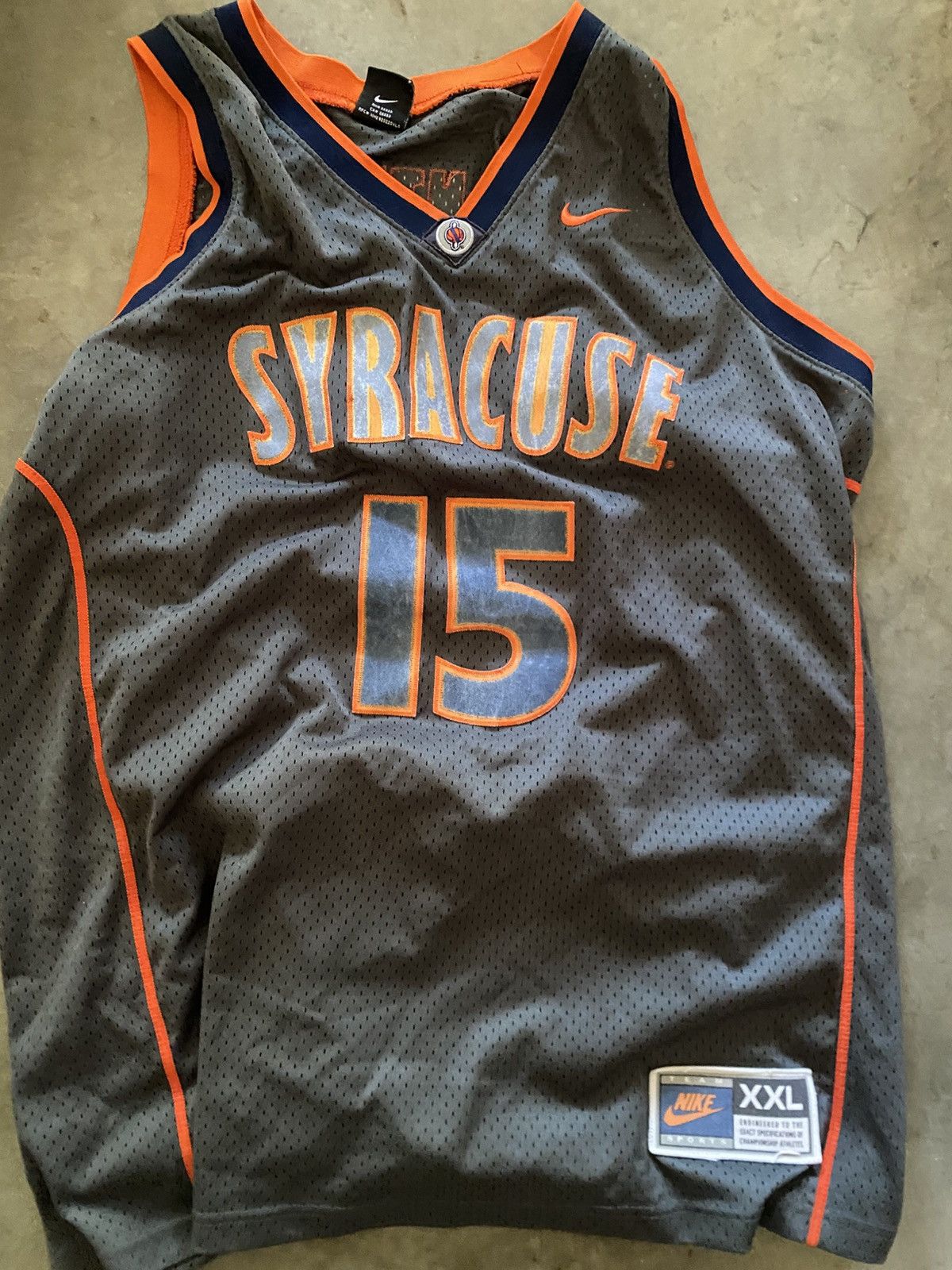 Nike RARE Vintage Carmelo Anthony Syracuse Orange Jersey Size US XXL / EU 58 / 5 - 1 Thumbnail